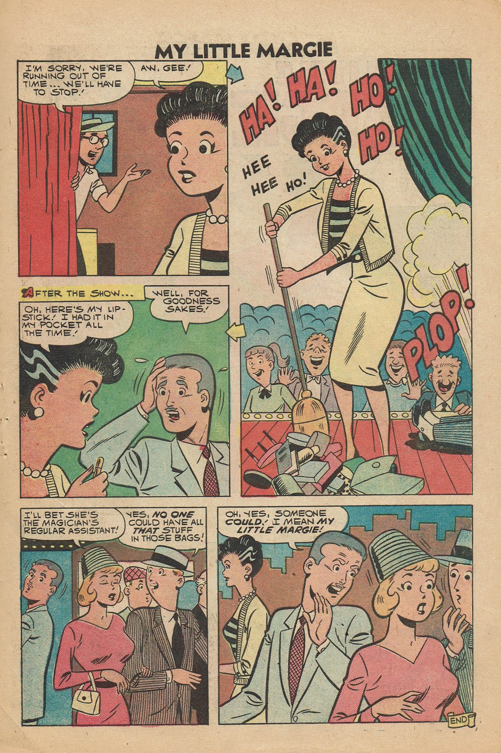Read online My Little Margie (1954) comic -  Issue #25 - 26
