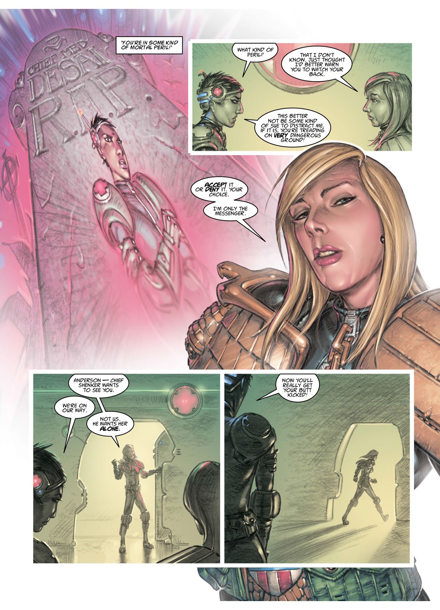 Read online Judge Anderson: The Psi Files comic -  Issue # TPB 5 - 264