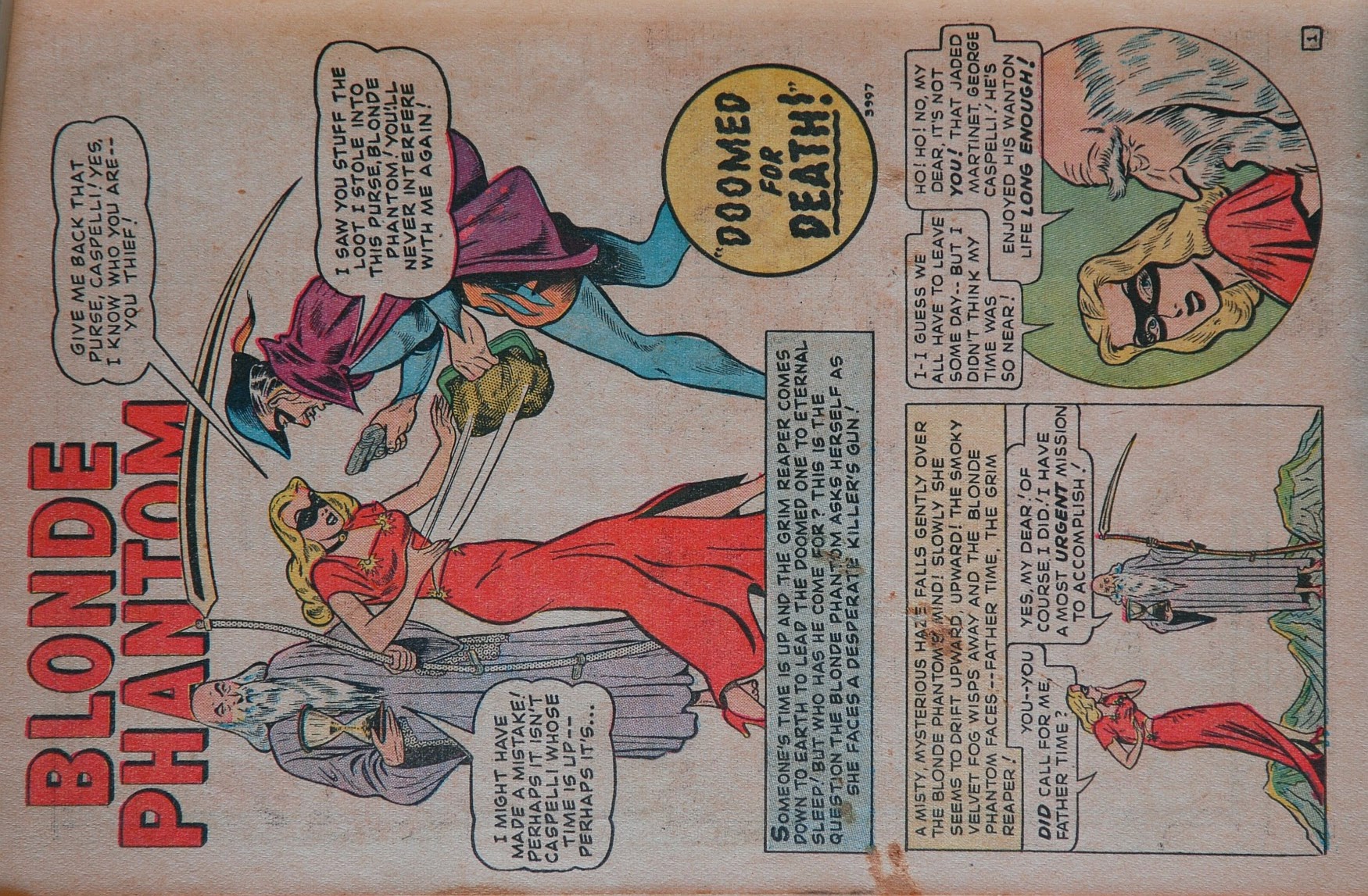 Read online Blonde Phantom Comics comic -  Issue #22 - 24