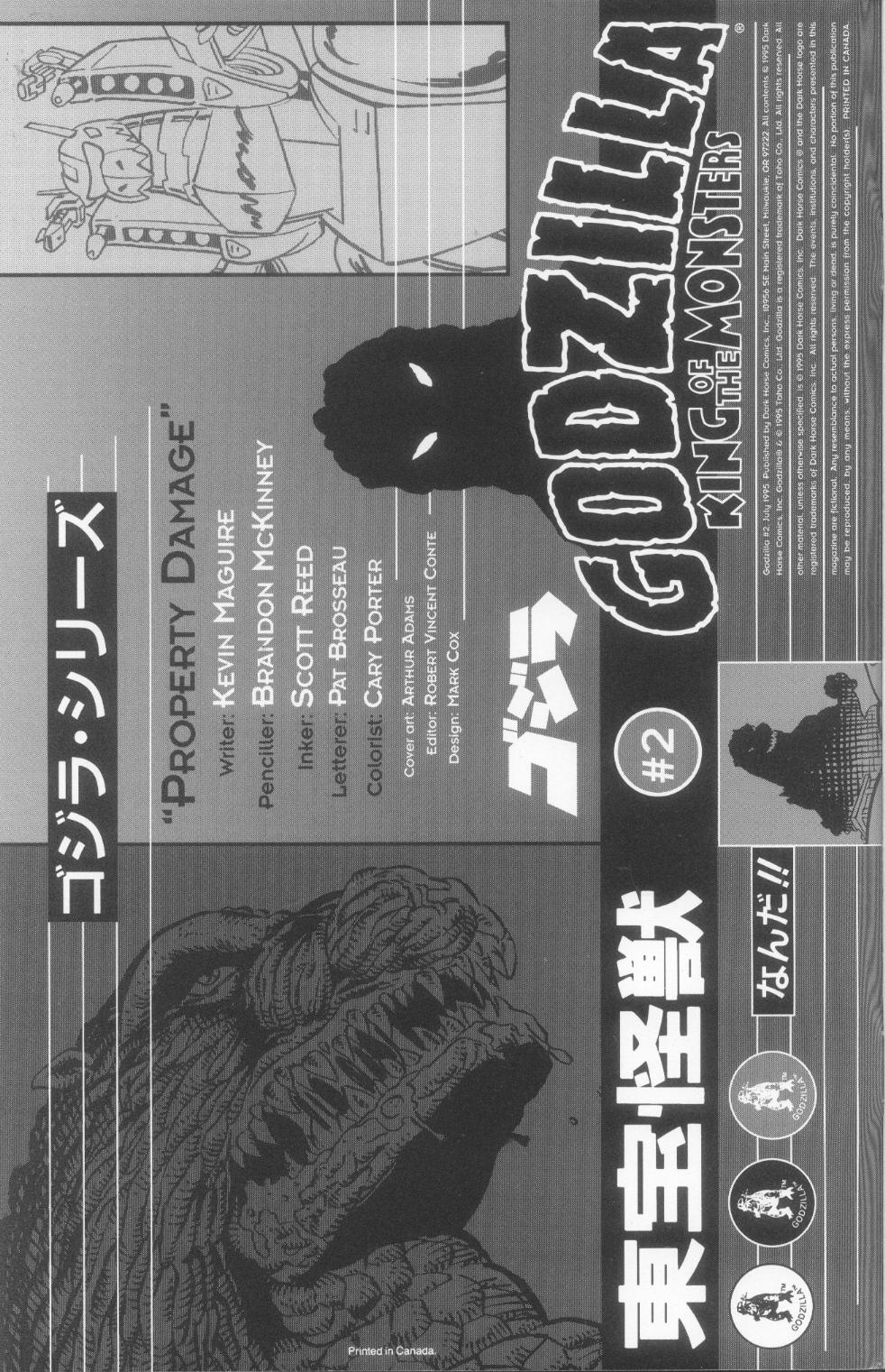 Read online Godzilla (1995) comic -  Issue #2 - 2