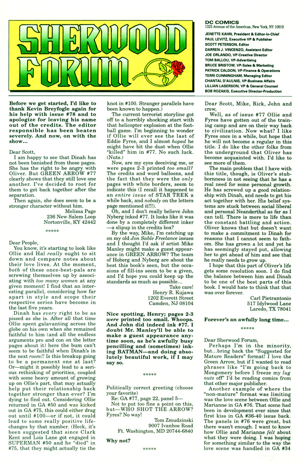 Read online Green Arrow (1988) comic -  Issue #80 - 22
