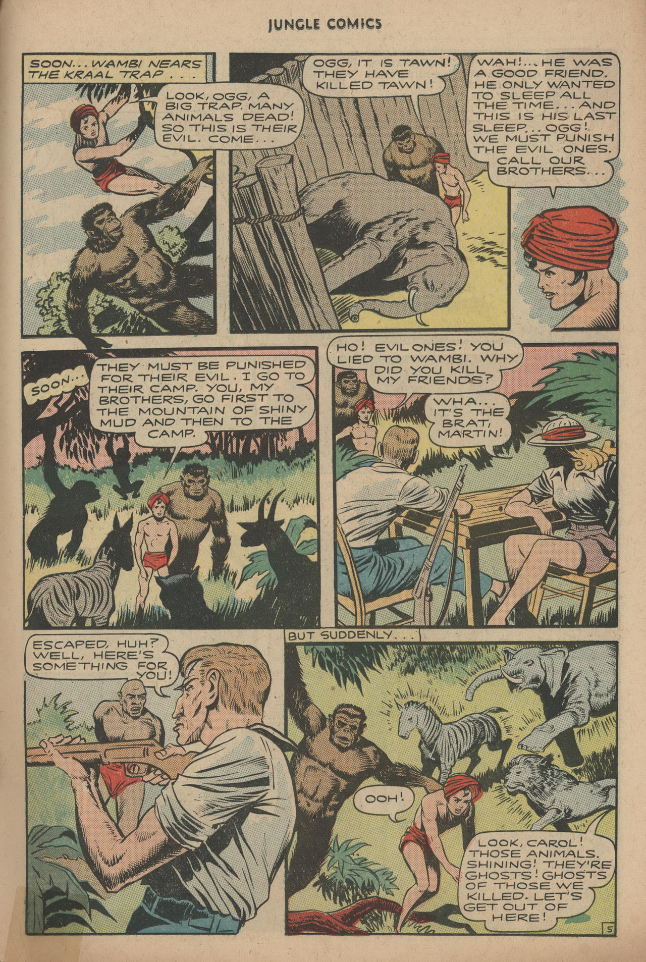 Read online Jungle Comics comic -  Issue #85 - 33