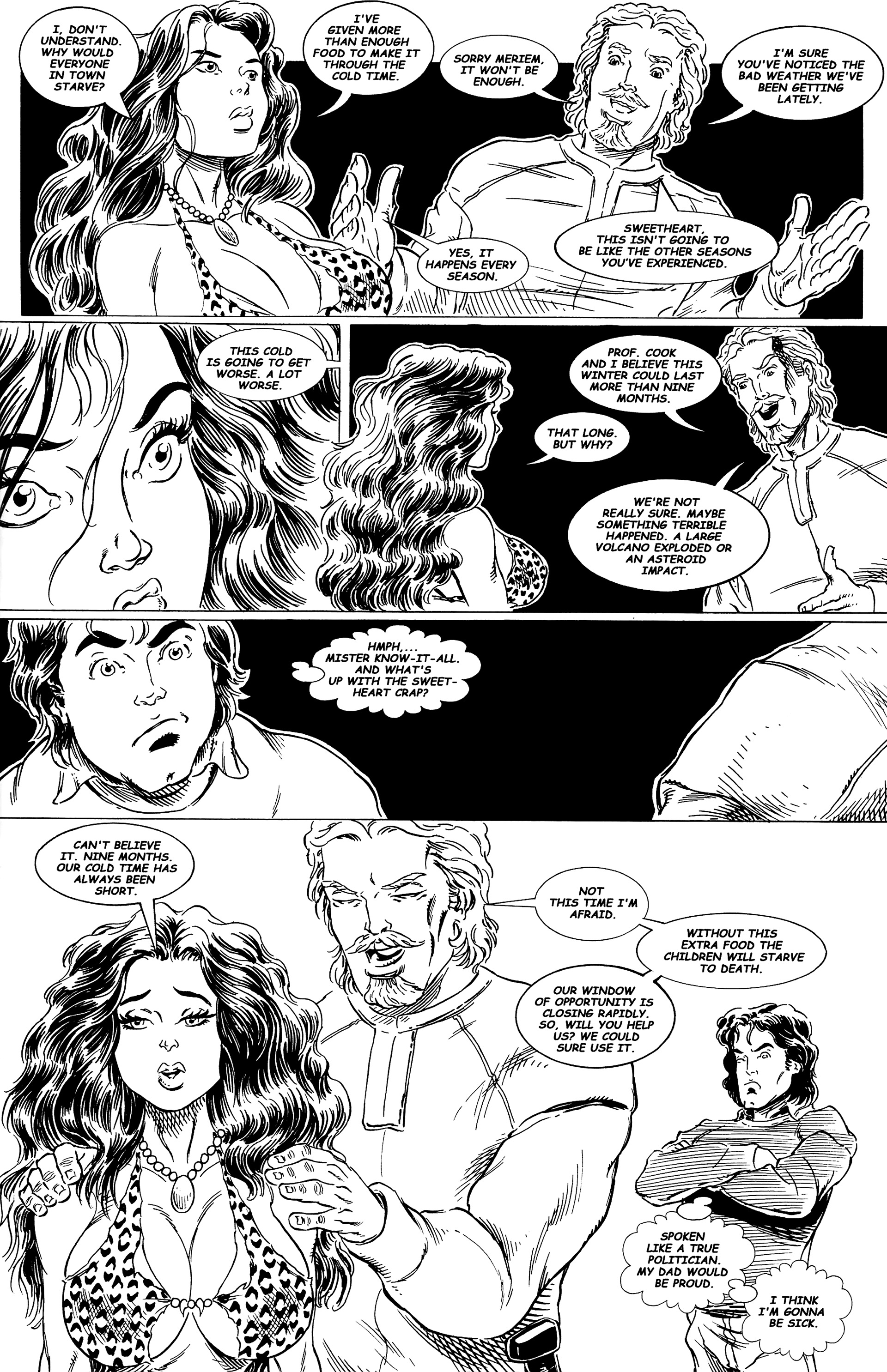 Read online Cavewoman: Hunt comic -  Issue #2 - 9
