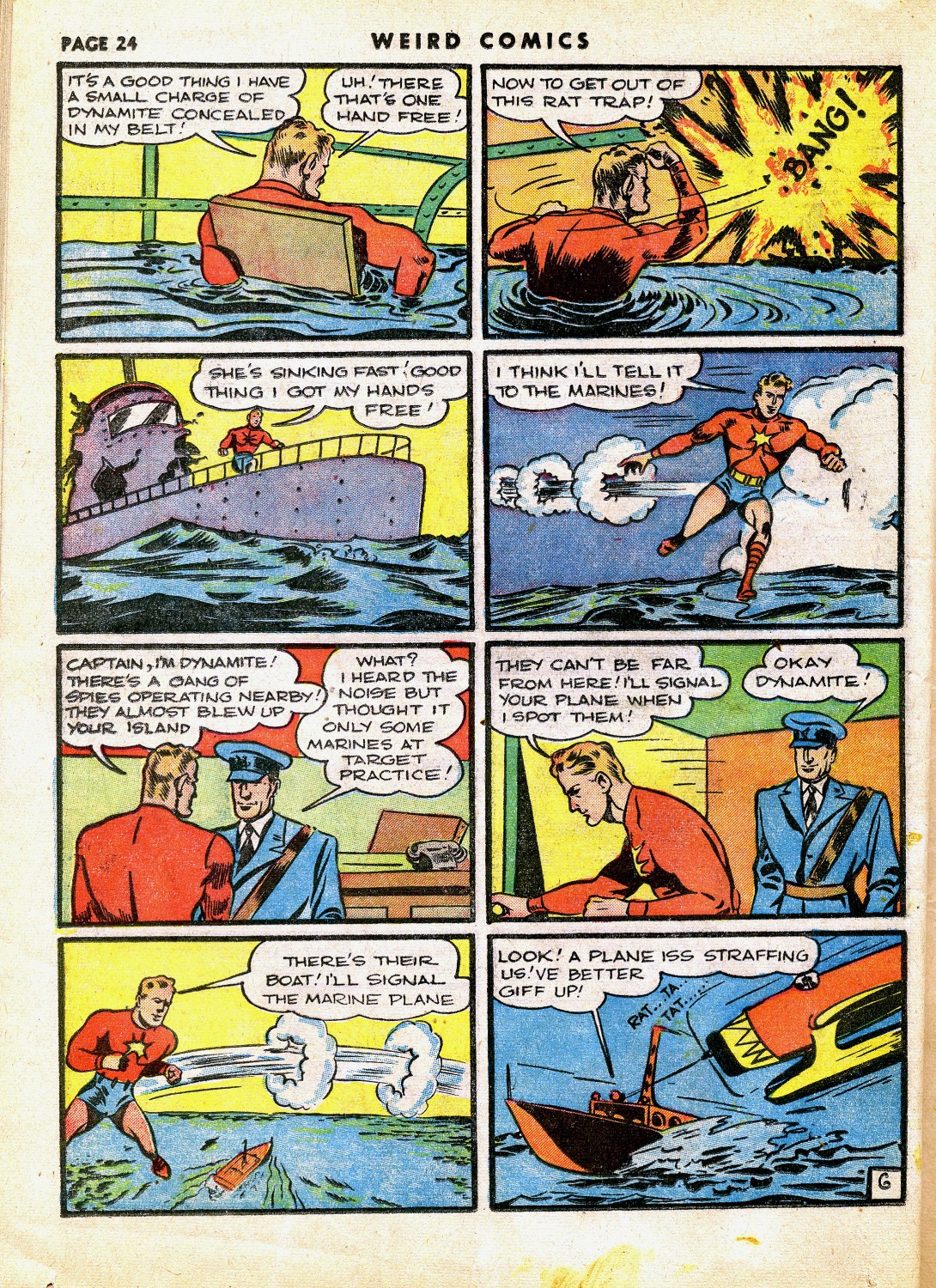 Read online Weird Comics comic -  Issue #7 - 26