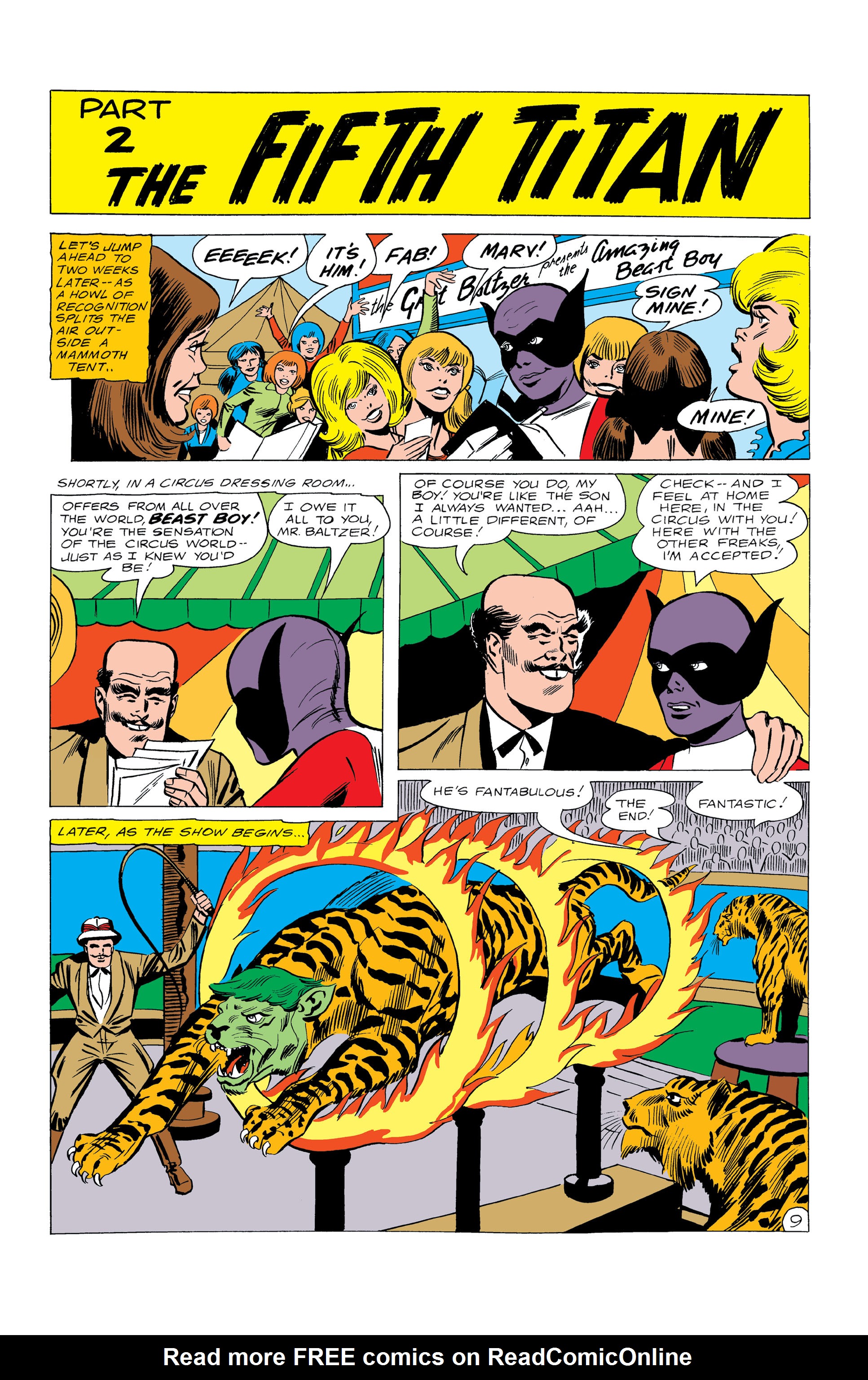 Read online Teen Titans (1966) comic -  Issue #6 - 10