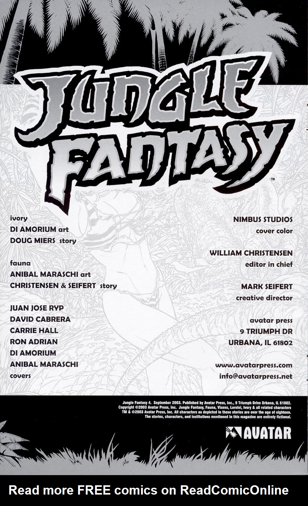 Read online Jungle Fantasy (2002) comic -  Issue #4 - 2