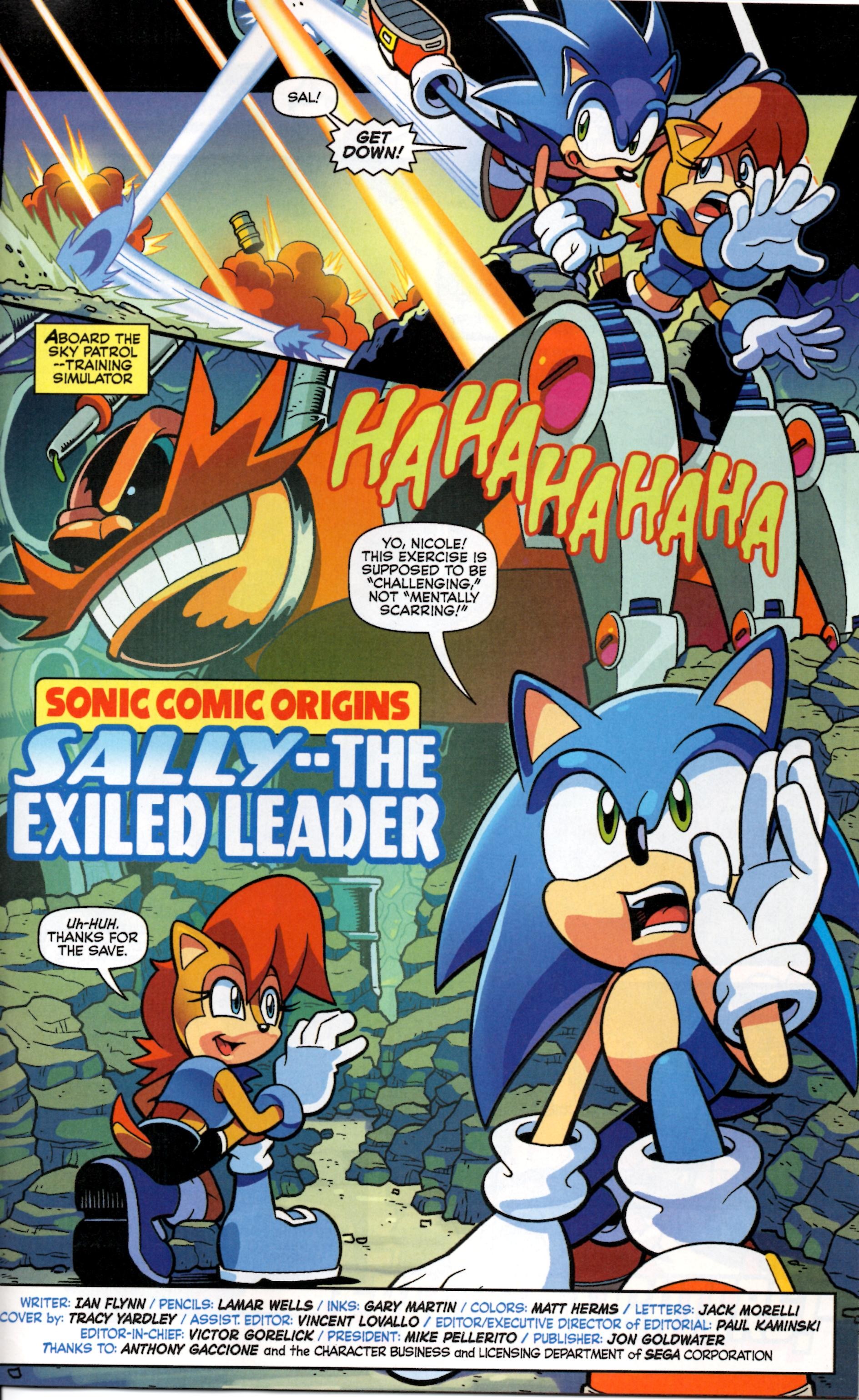 Read online Free Comic Book Day 2014 comic -  Issue # Archie Sonic the Hedgehog - Sonic Comic Origins - 3
