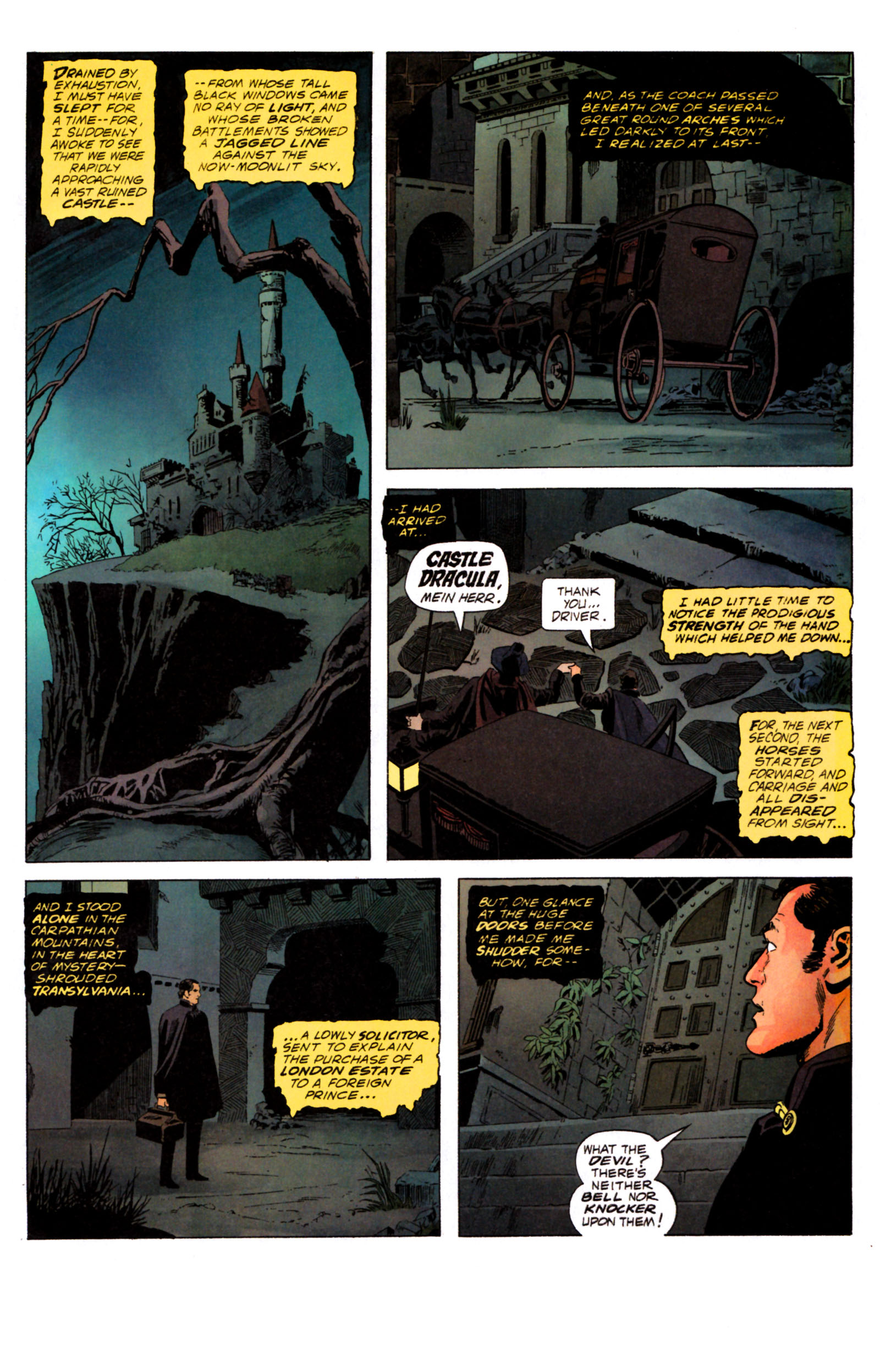 Read online Dracula comic -  Issue #1 - 13