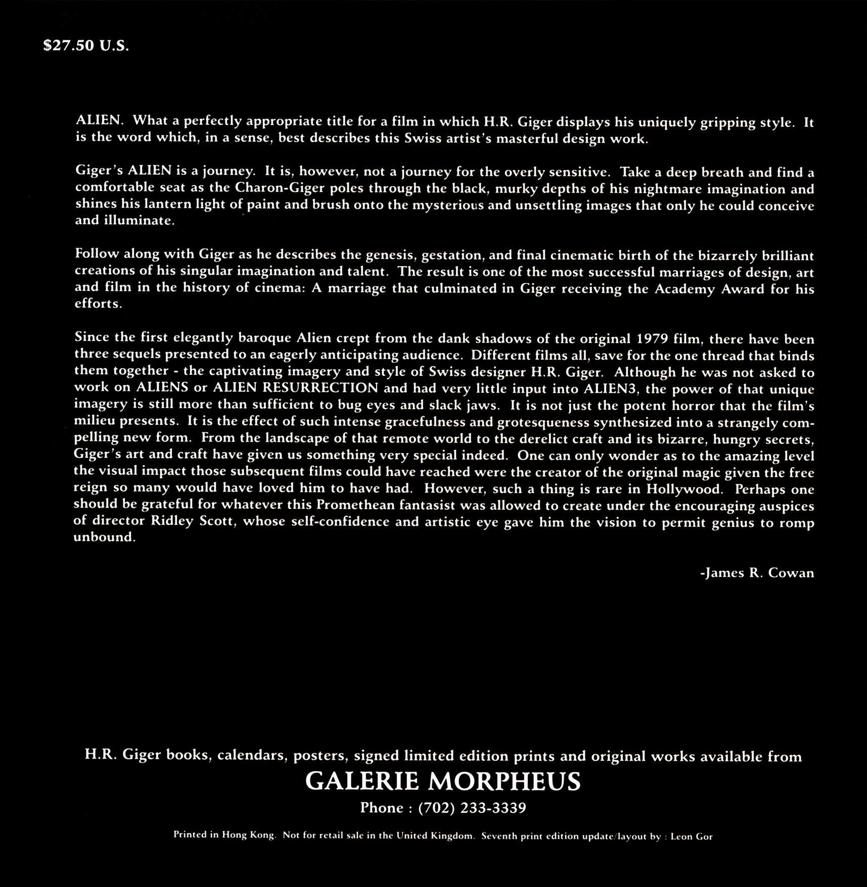 Read online Giger's Alien comic -  Issue # TPB - 2