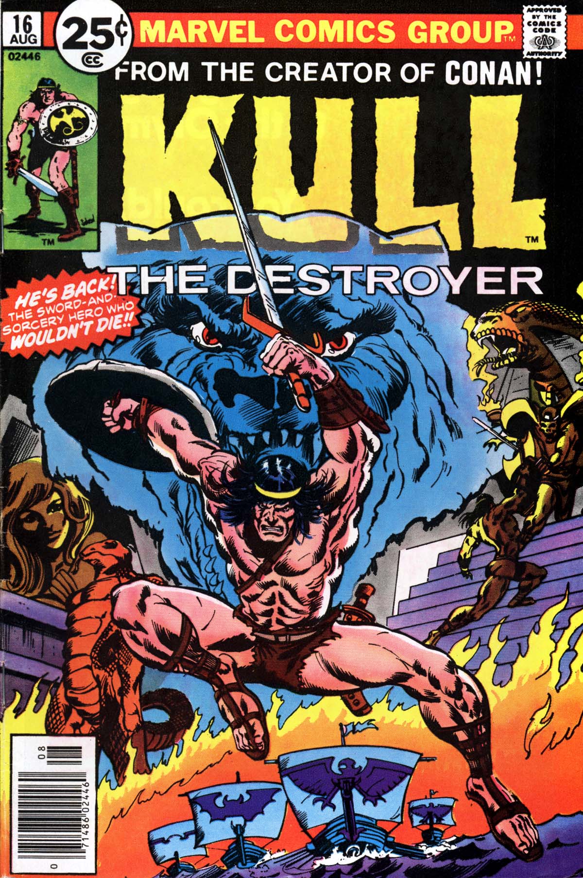 Read online Kull The Destroyer comic -  Issue #16 - 1