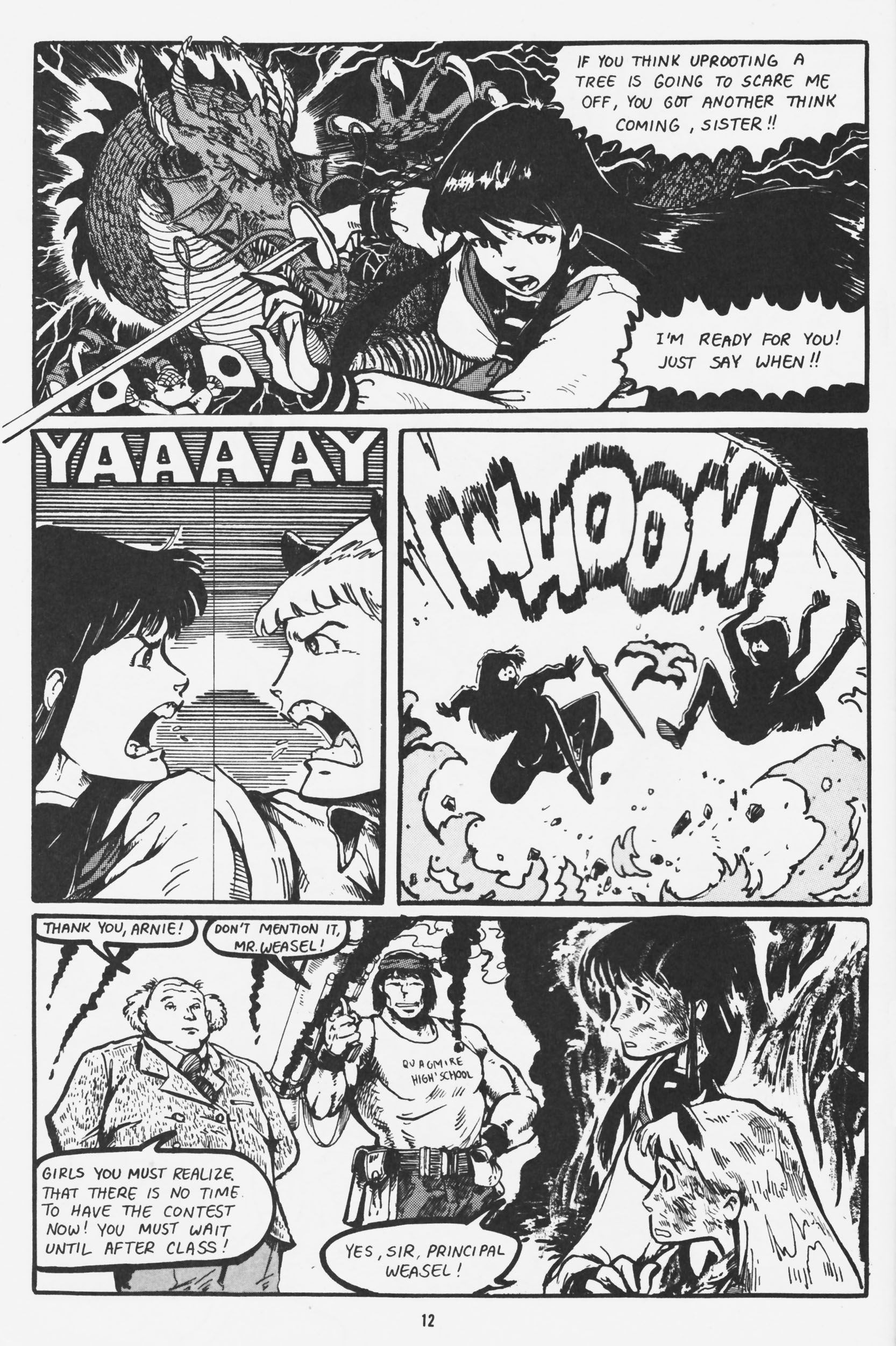 Read online Ninja High School (1986) comic -  Issue #2 - 14