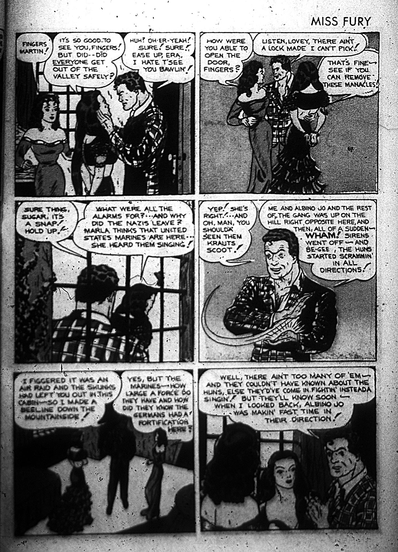 Read online Miss Fury (1942) comic -  Issue #4 - 39