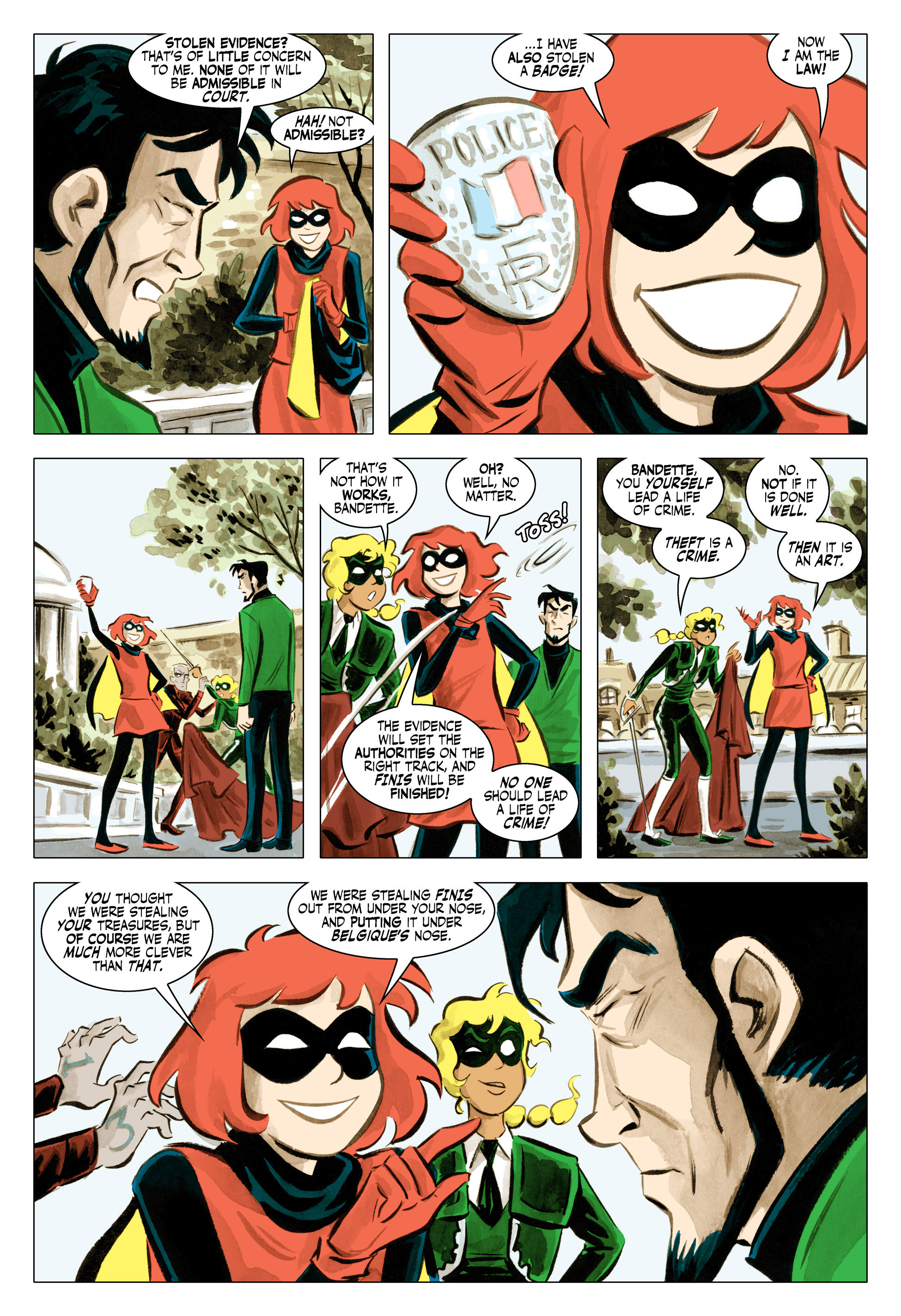 Read online Bandette (2012) comic -  Issue #9 - 8