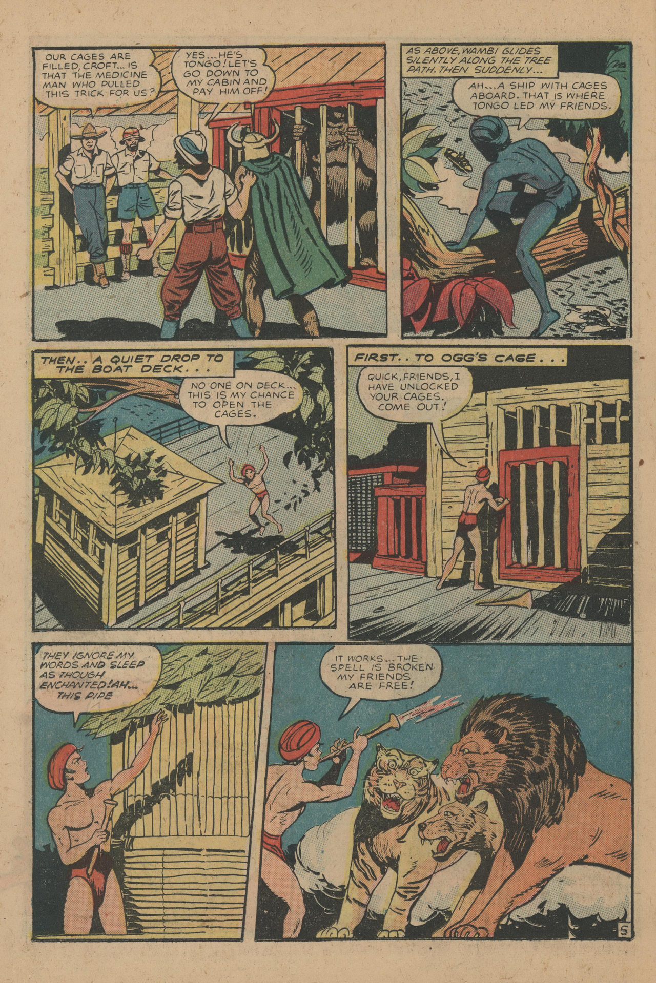 Read online Jungle Comics comic -  Issue #121 - 32