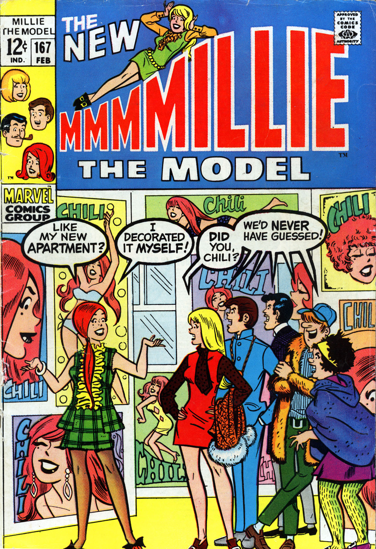Read online Millie the Model comic -  Issue #167 - 1