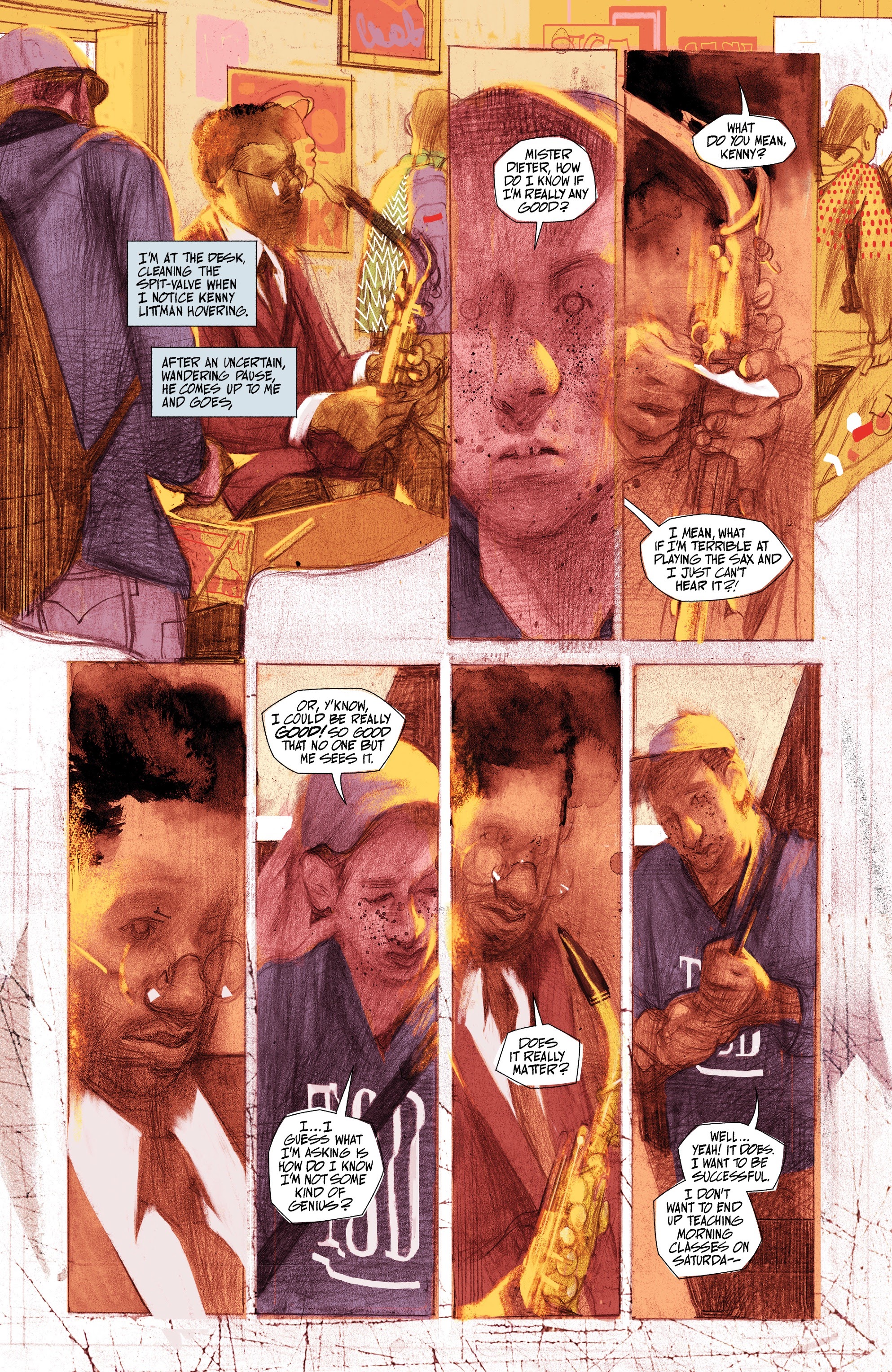 Read online Blue In Green comic -  Issue # TPB - 8
