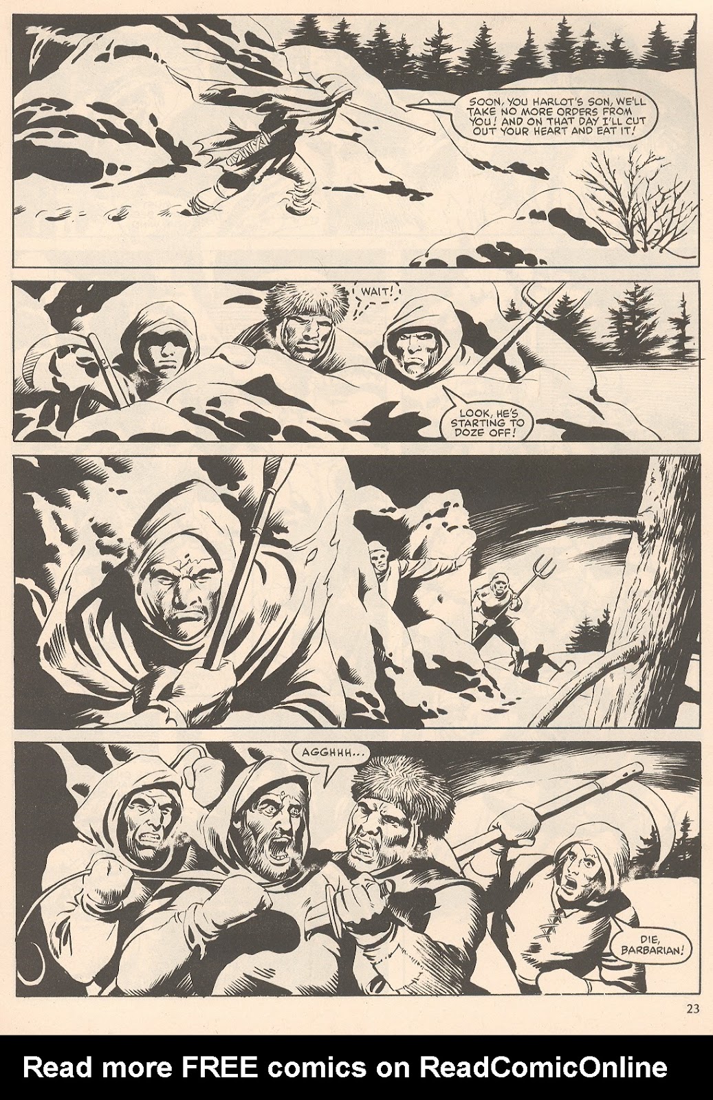The Savage Sword Of Conan issue 105 - Page 23