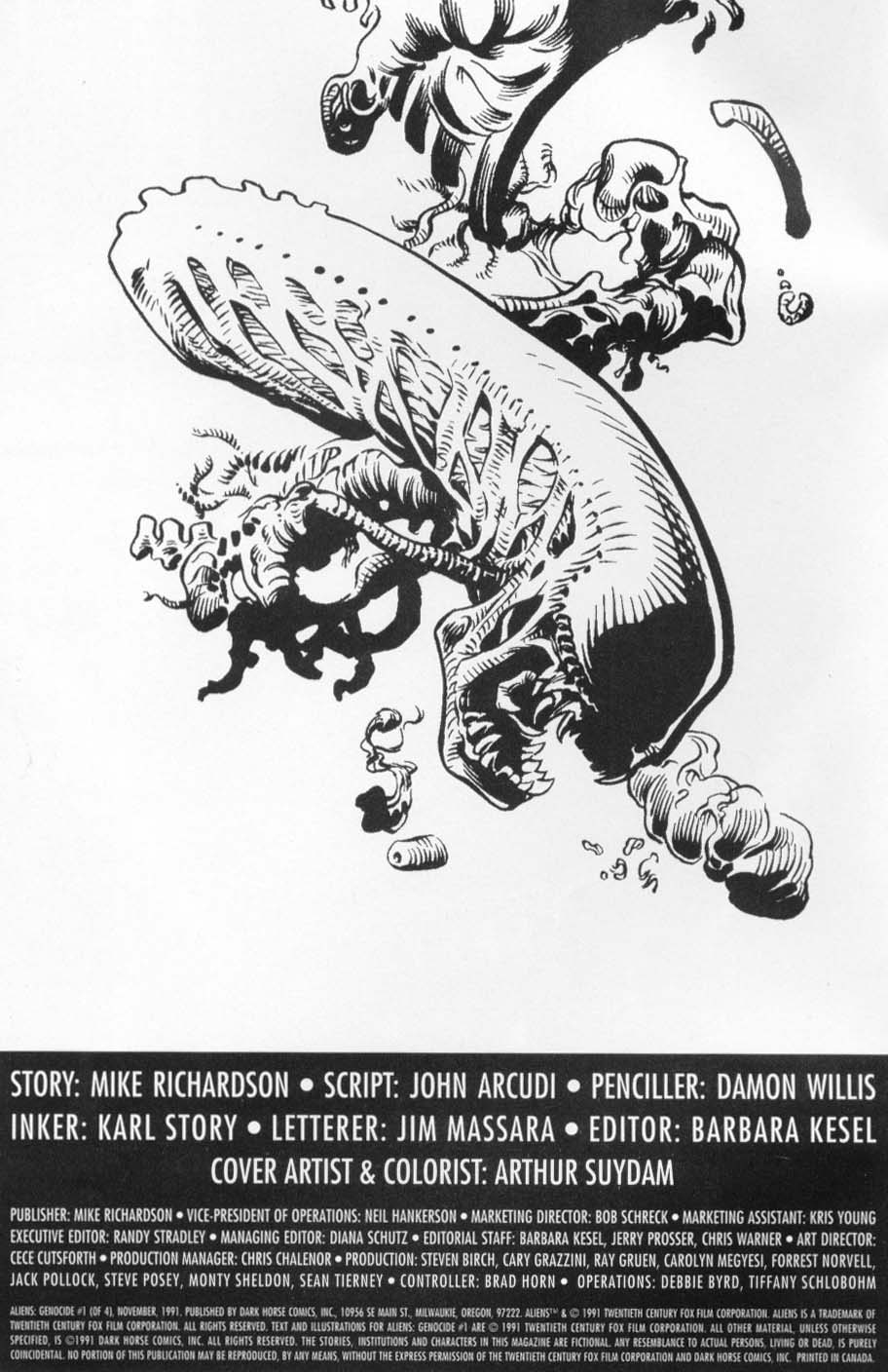 Read online Aliens: Genocide comic -  Issue #1 - 2