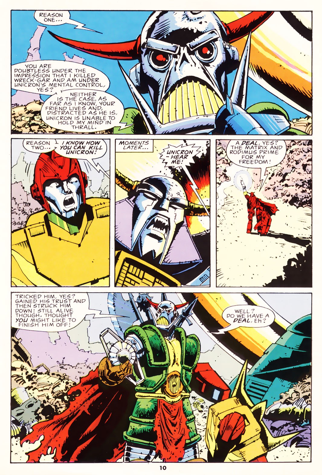 Read online The Transformers (UK) comic -  Issue #151 - 9