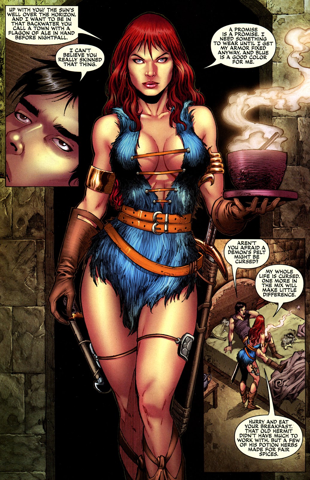 Red Sonja: Blue issue Full - Page 21
