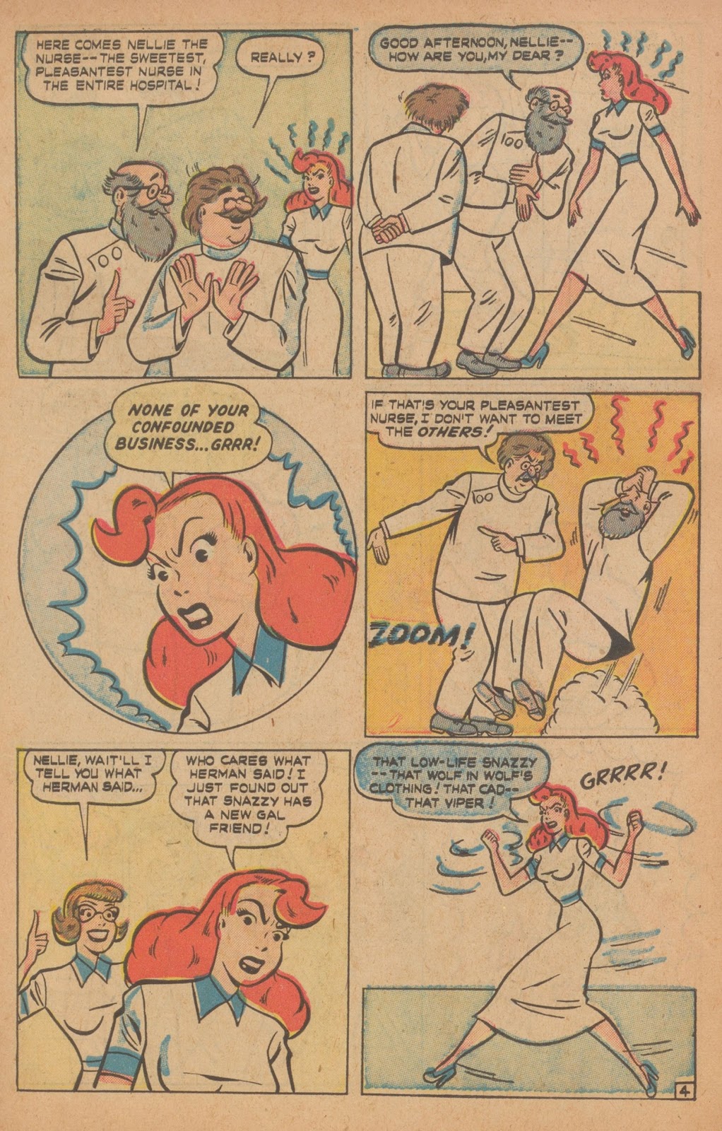 Read online Nellie The Nurse (1945) comic -  Issue #22 - 6