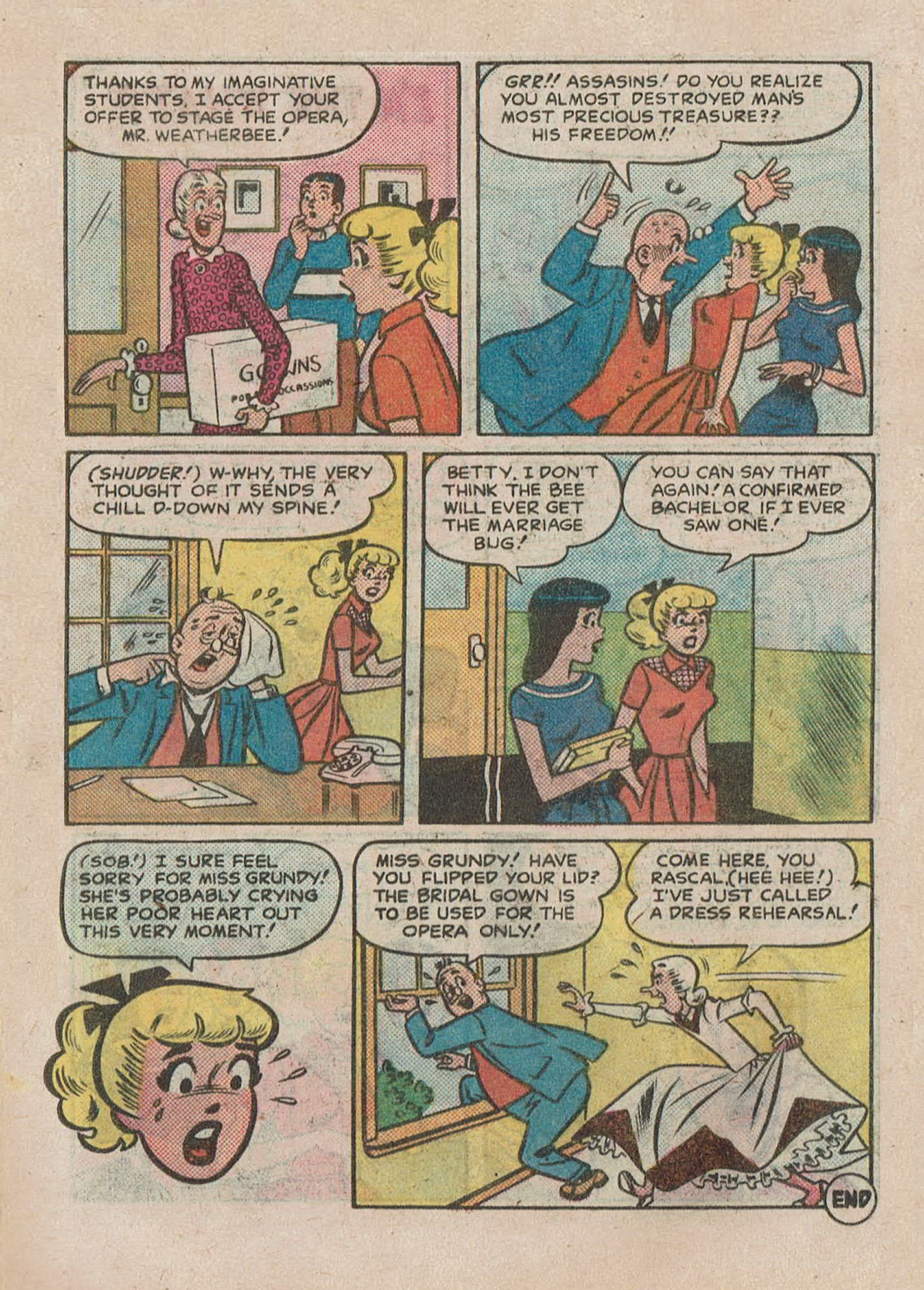 Read online Betty and Veronica Digest Magazine comic -  Issue #31 - 60