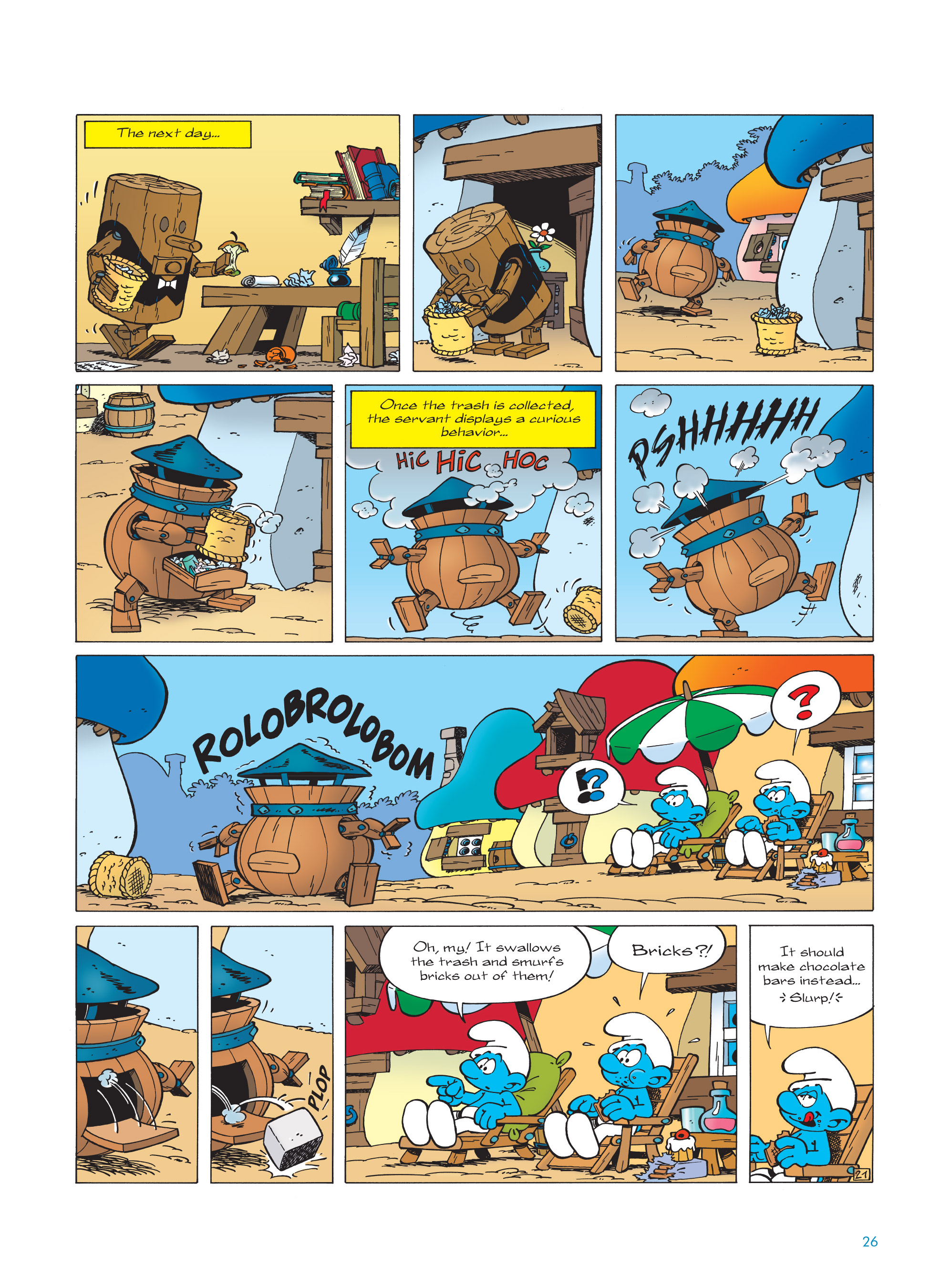 Read online The Smurfs comic -  Issue #23 - 26