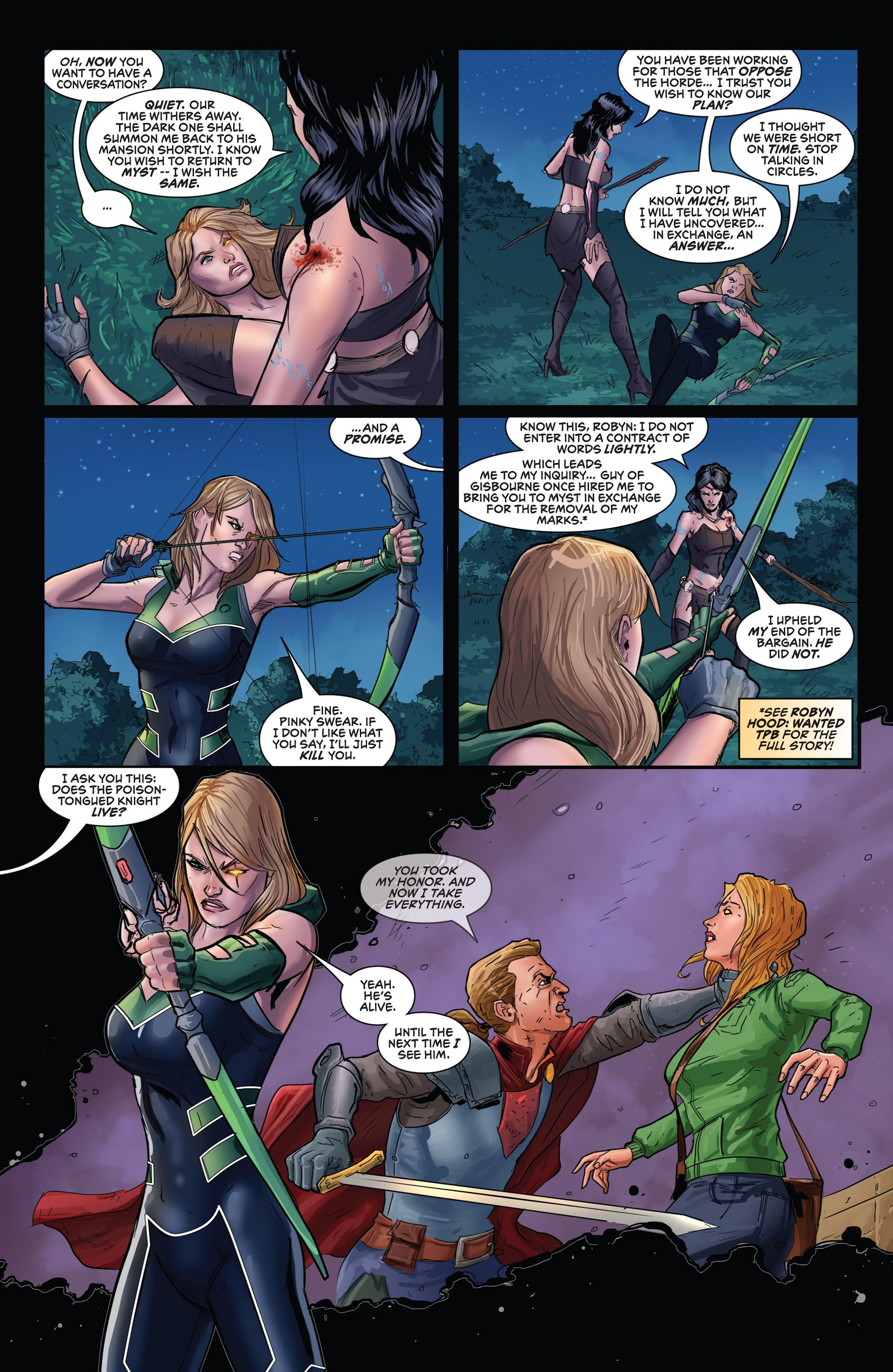 Read online Grimm Fairy Tales presents Robyn Hood: Age of Darkness comic -  Issue # Full - 33