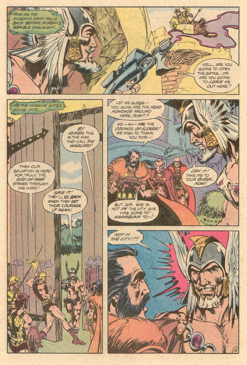 Read online Warlord (1976) comic -  Issue #42 - 17