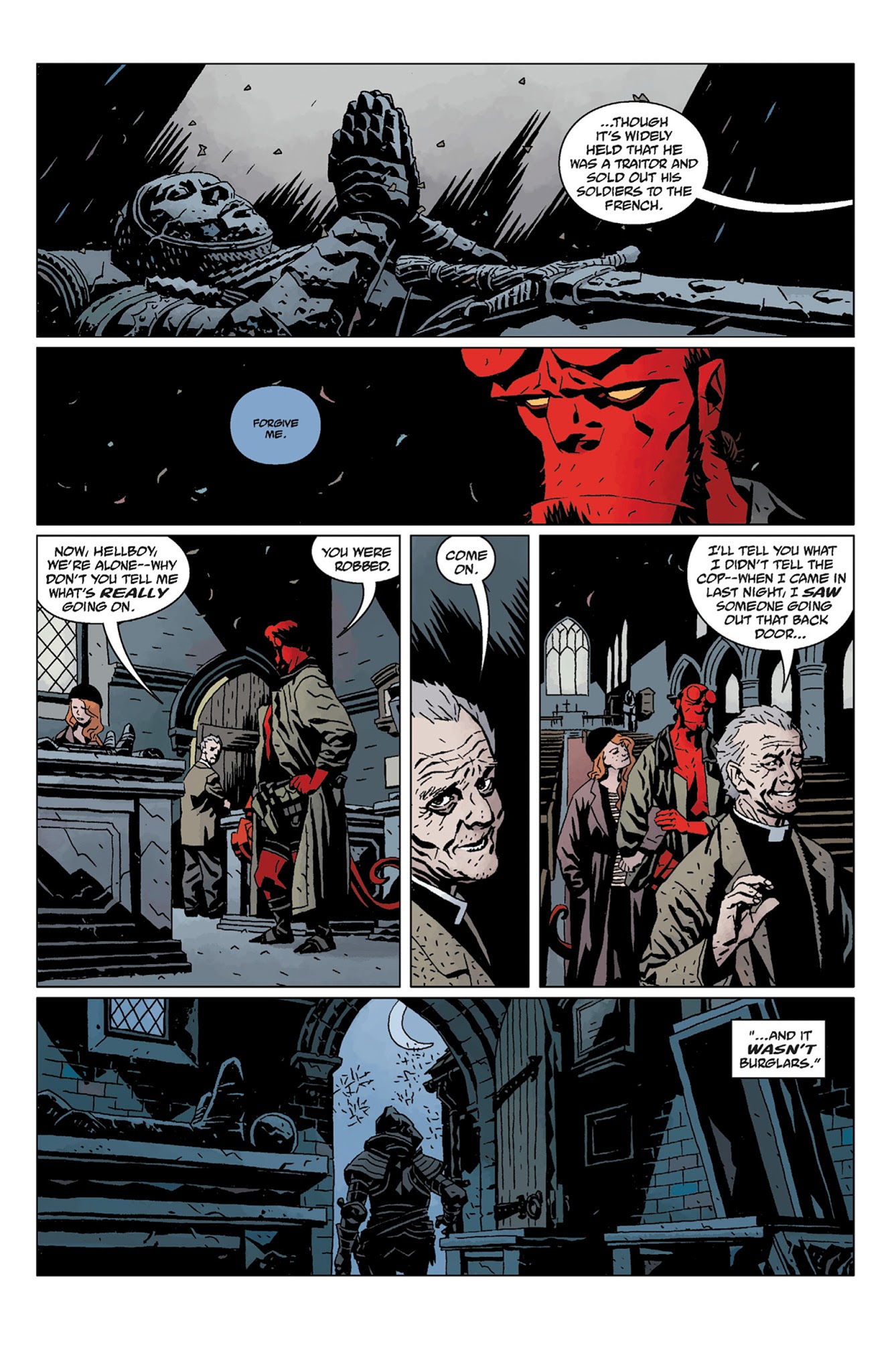 Read online Hellboy: The Storm And The Fury comic -  Issue # TPB - 13