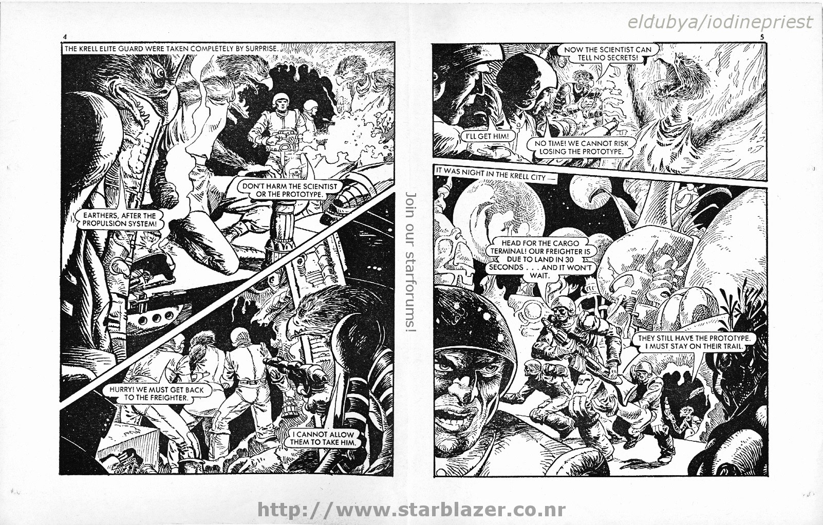 Read online Starblazer comic -  Issue #148 - 4