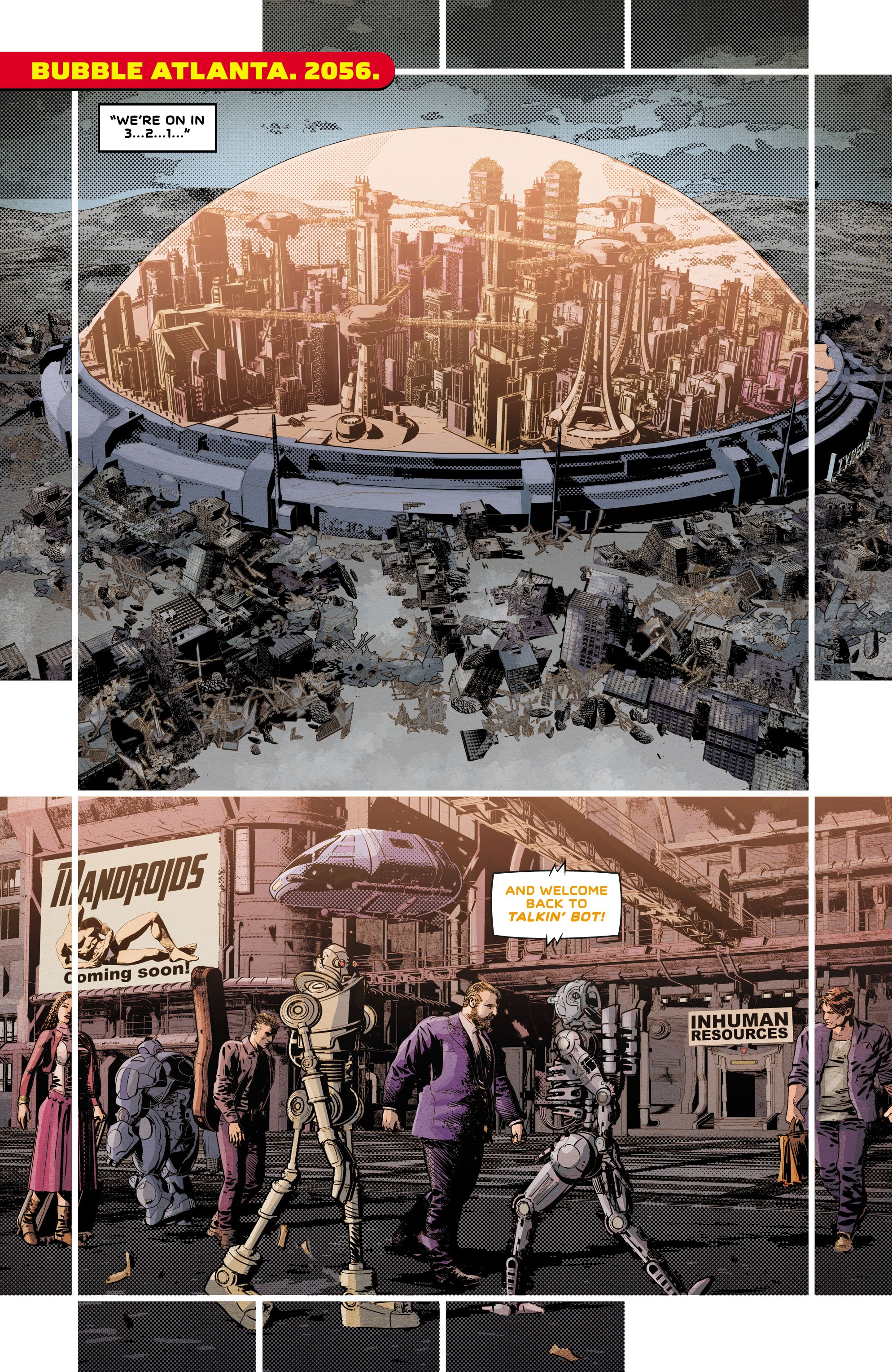 Read online Not All Robots comic -  Issue #1 - 2