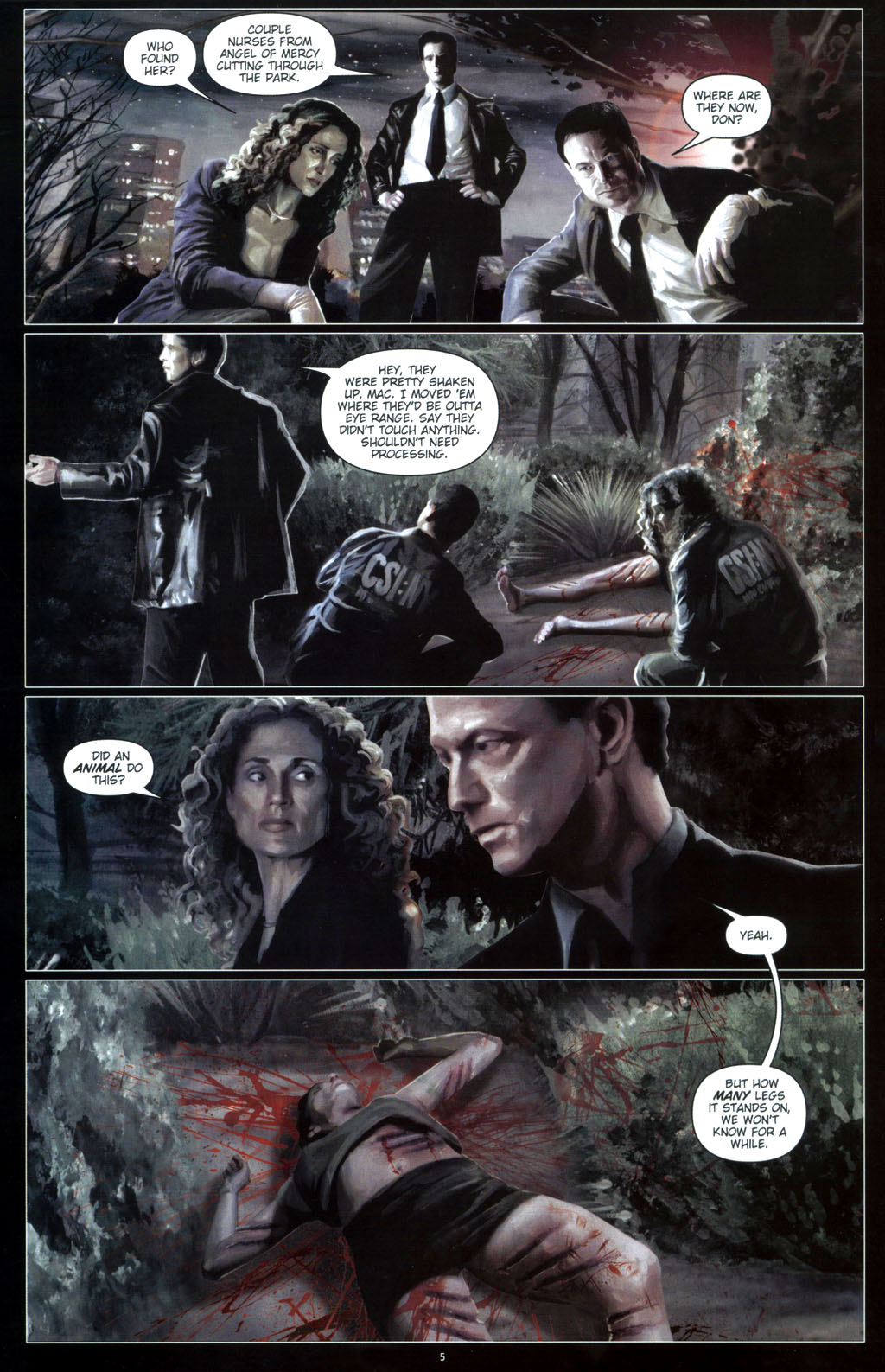 Read online CSI: NY - Bloody Murder comic -  Issue #1 - 7