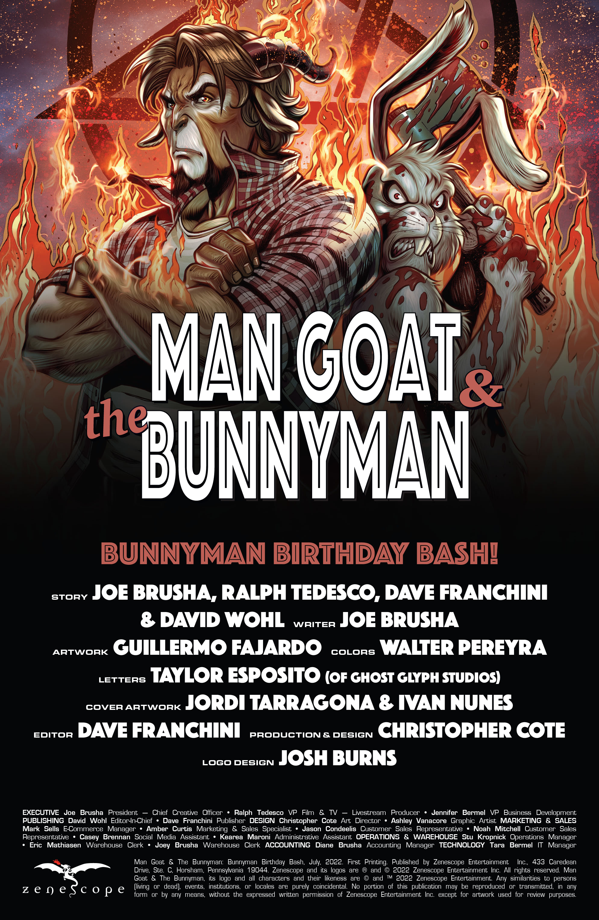 Read online Man Goat & The Bunnyman: Bunnyman's Birthday Bash comic -  Issue # Full - 2