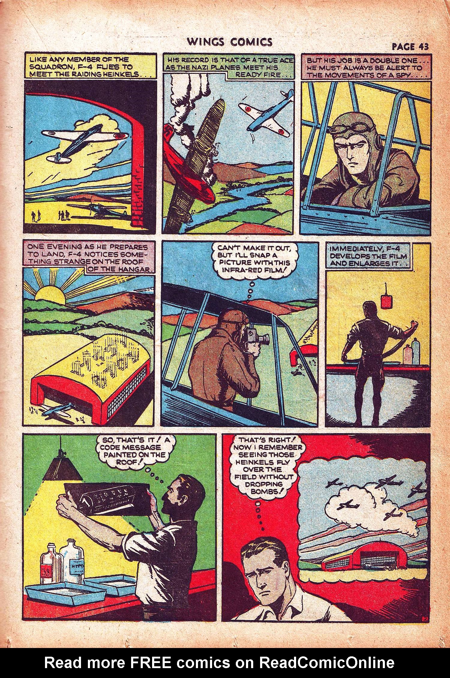 Read online Wings Comics comic -  Issue #3 - 45
