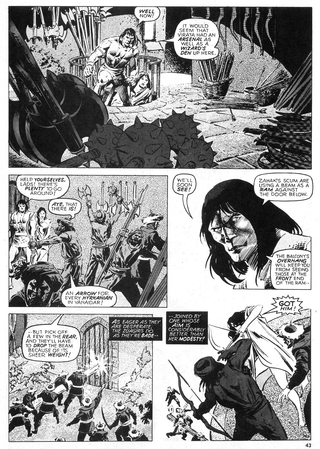 The Savage Sword Of Conan issue 32 - Page 43