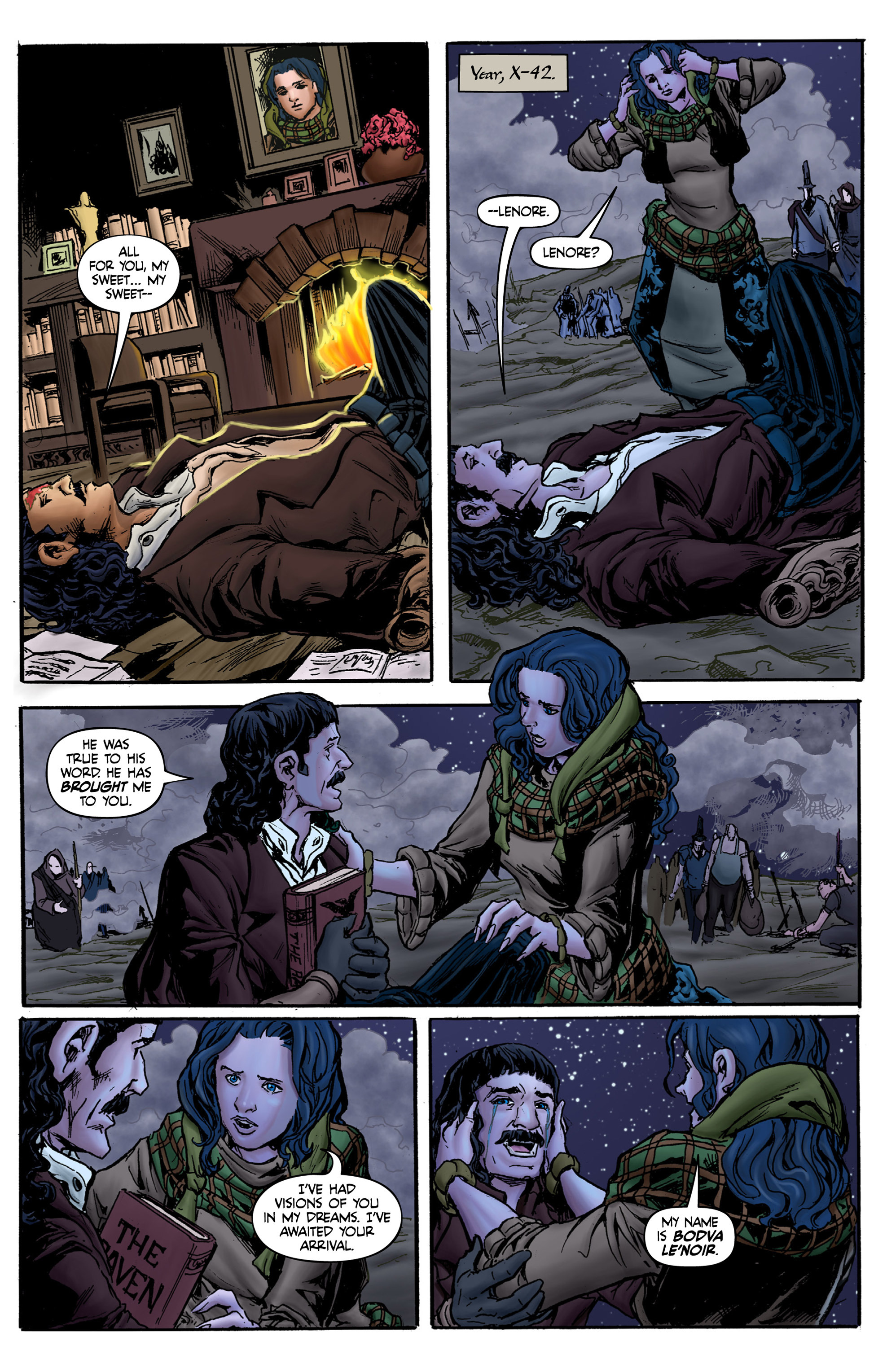 Read online Raven Nevermore comic -  Issue #7 - 7