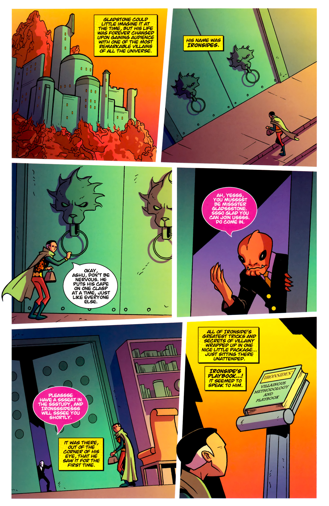 Read online Gladstone's School for World Conquerors (2011) comic -  Issue #1 - 6