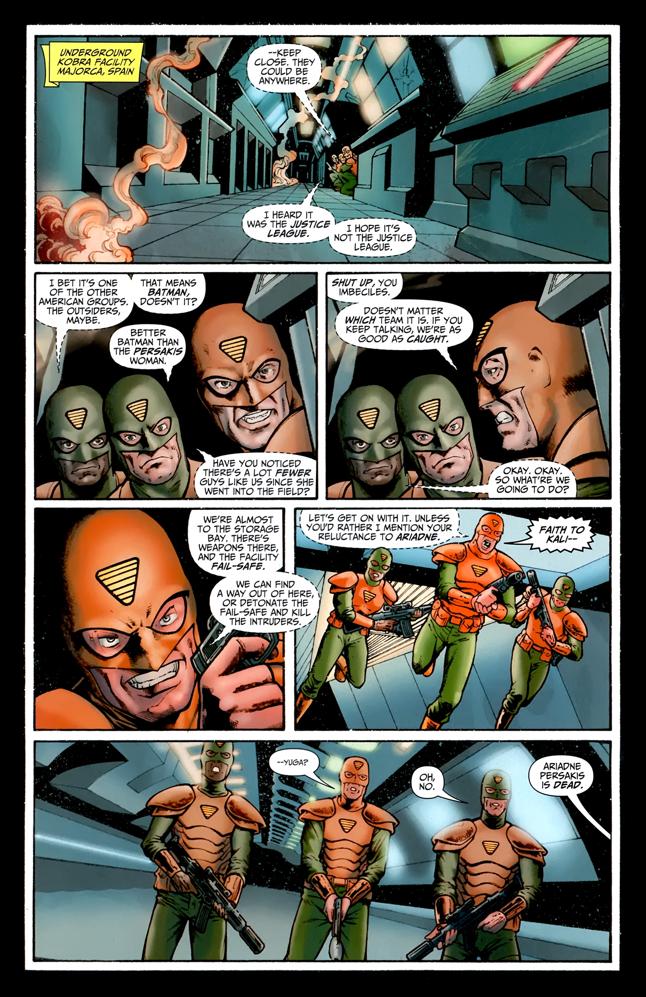Read online JSA vs. Kobra comic -  Issue #6 - 2