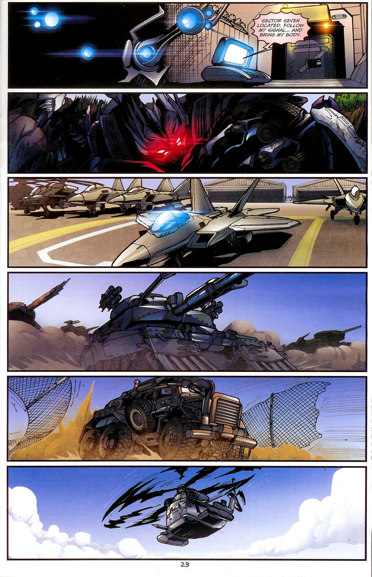 Read online Transformers: The Movie Adaptation comic -  Issue #3 - 24