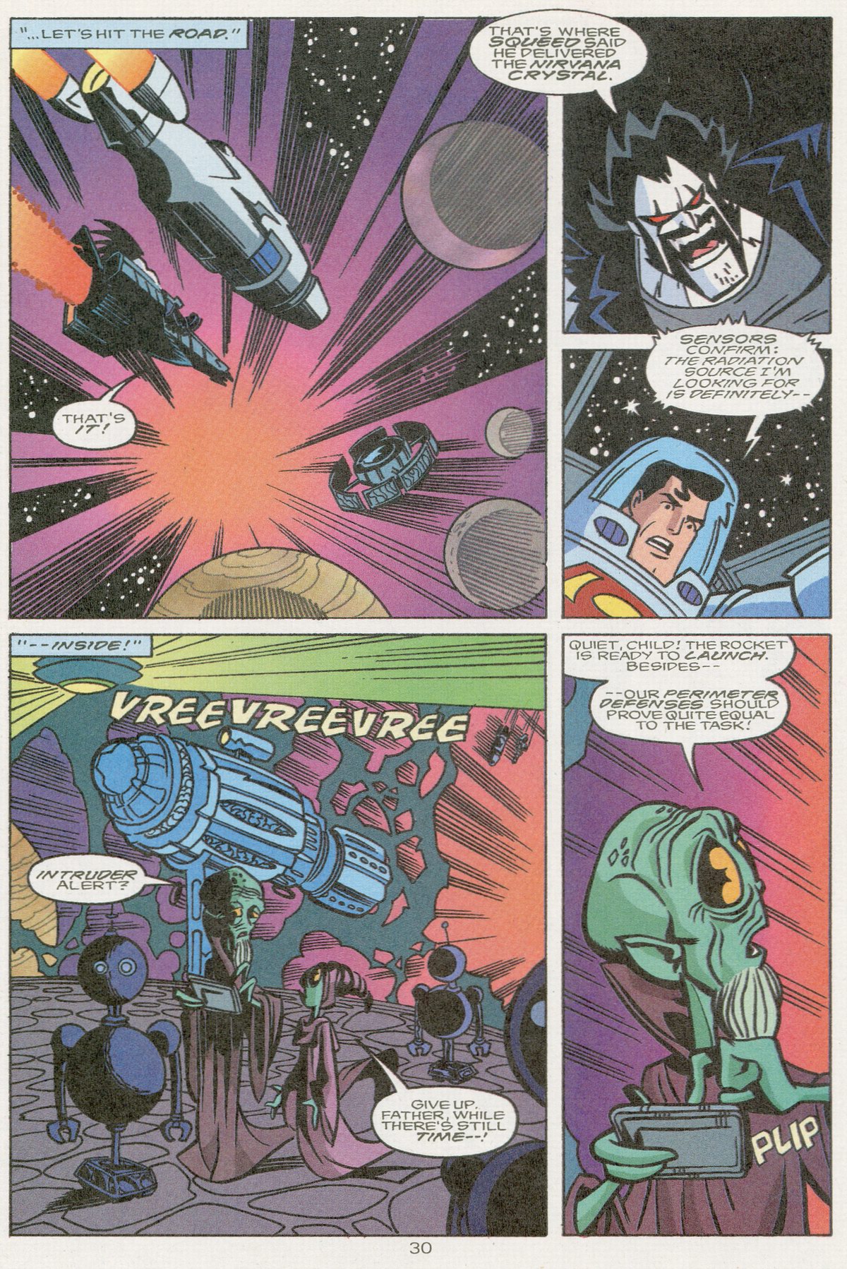 Read online Superman Adventures comic -  Issue # _Special - Superman vs Lobo - 32