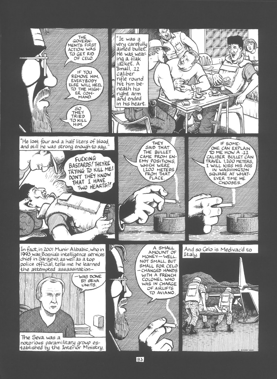 Read online The Fixer: A Story from Sarajevo comic -  Issue # TPB - 87