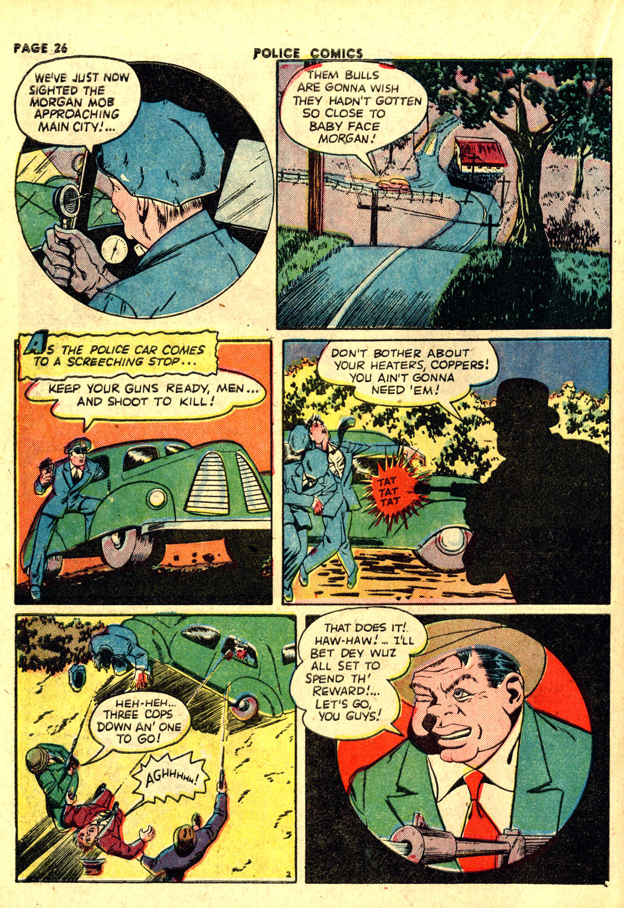 Read online Police Comics comic -  Issue #23 - 28