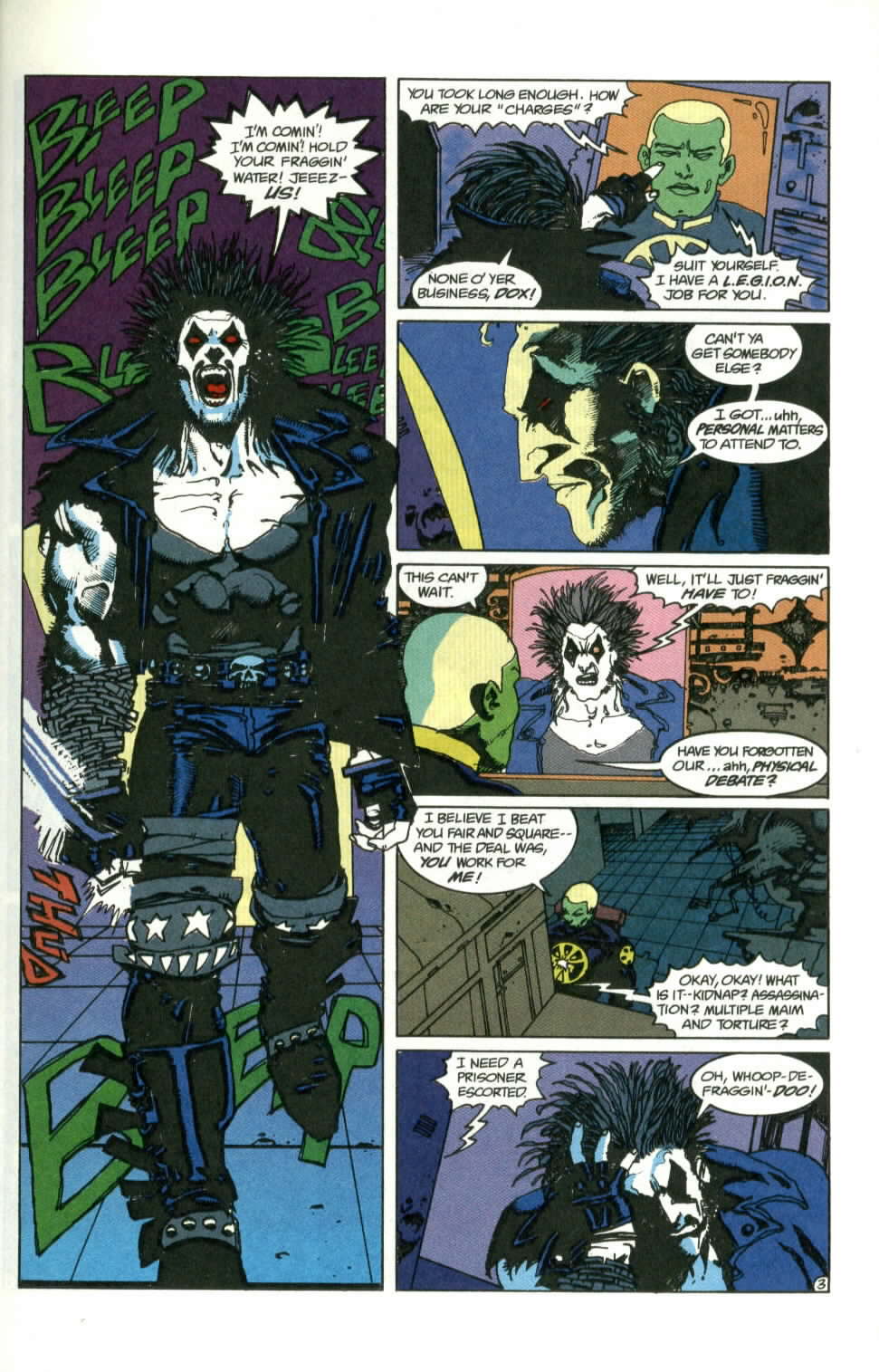 Read online Lobo (1990) comic -  Issue #1 - 4