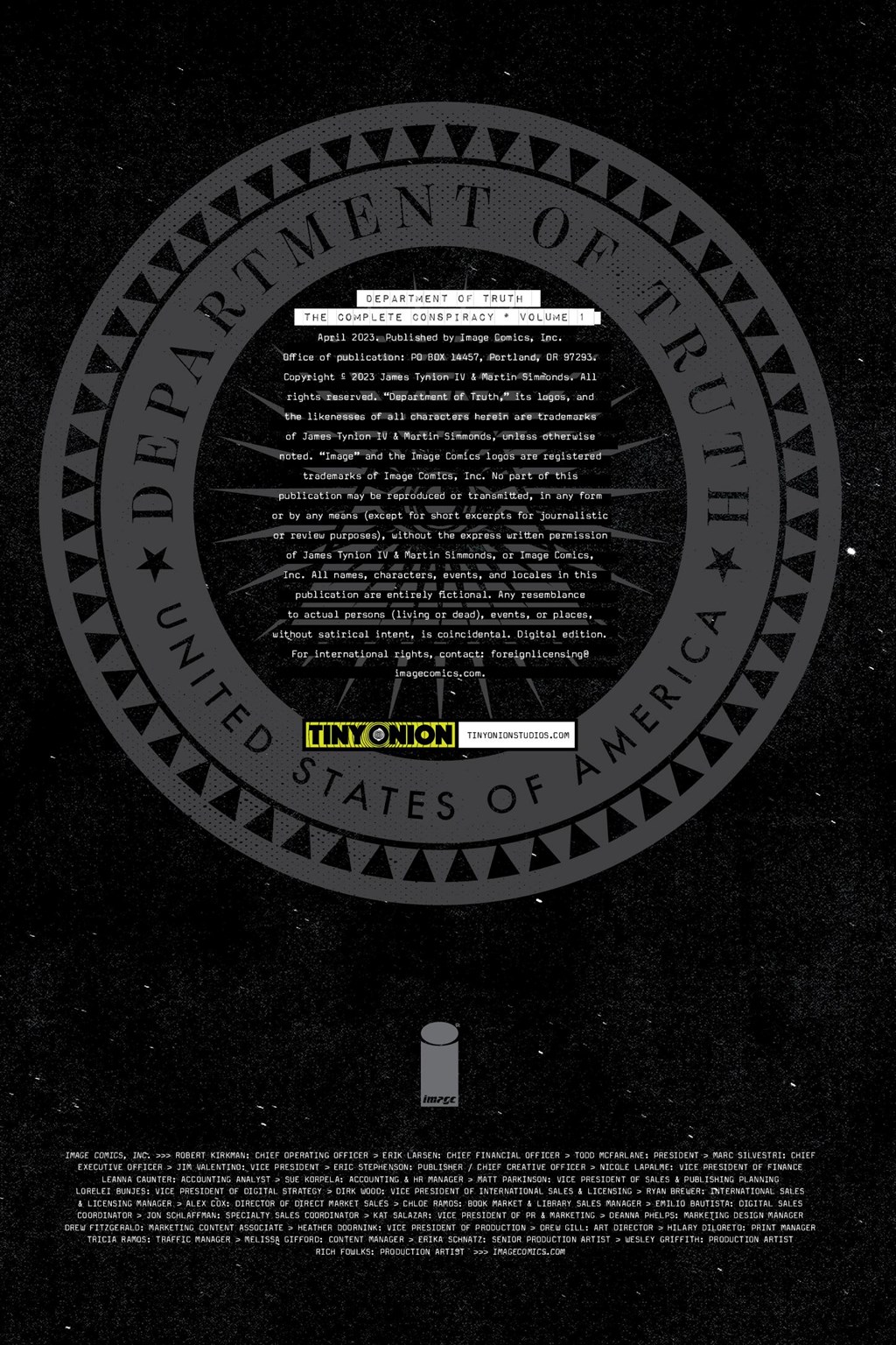 Read online The Department of Truth Complete Conspiracy Deluxe Edition comic -  Issue # TPB (Part 1) - 6