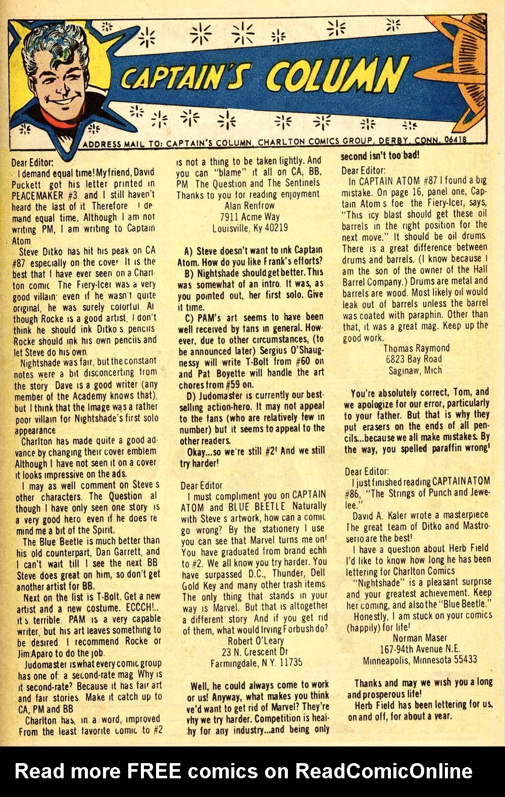 Read online Captain Atom (1965) comic -  Issue #88 - 20