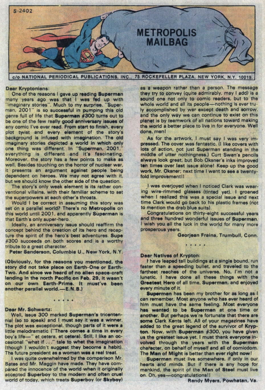 Read online Superman (1939) comic -  Issue #304 - 19