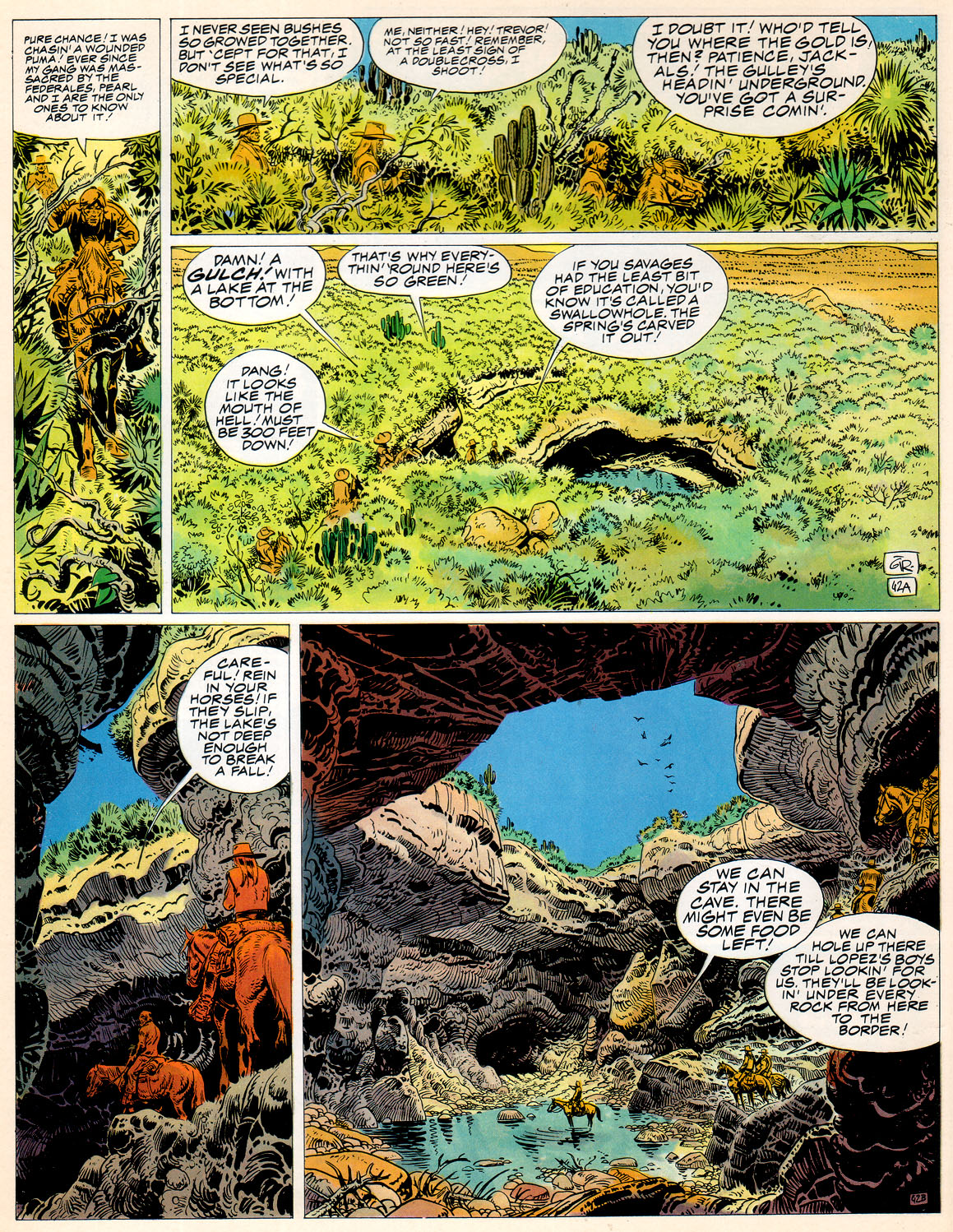 Read online Epic Graphic Novel: Blueberry comic -  Issue #1 - 94