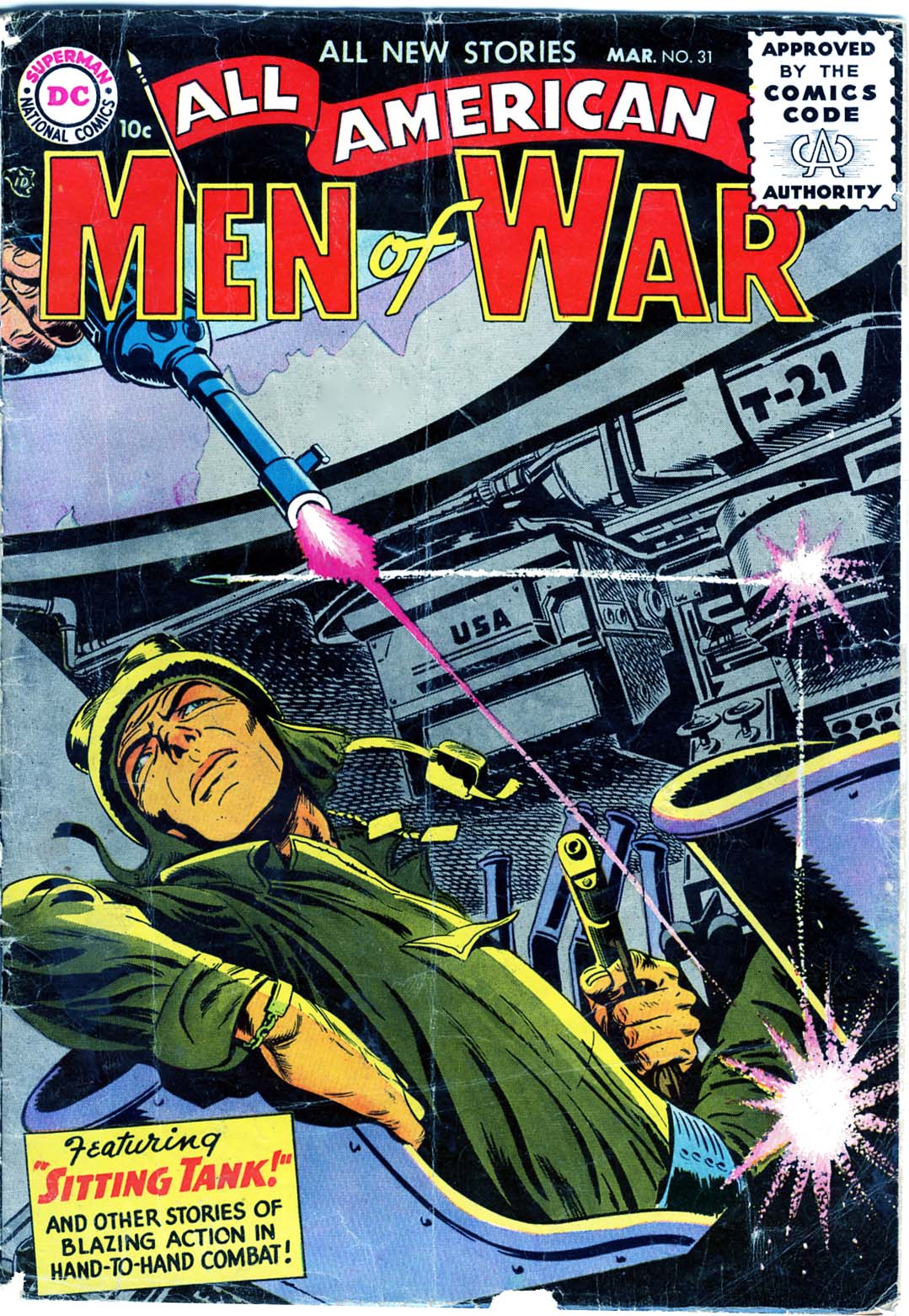 Read online All-American Men of War comic -  Issue #31 - 1