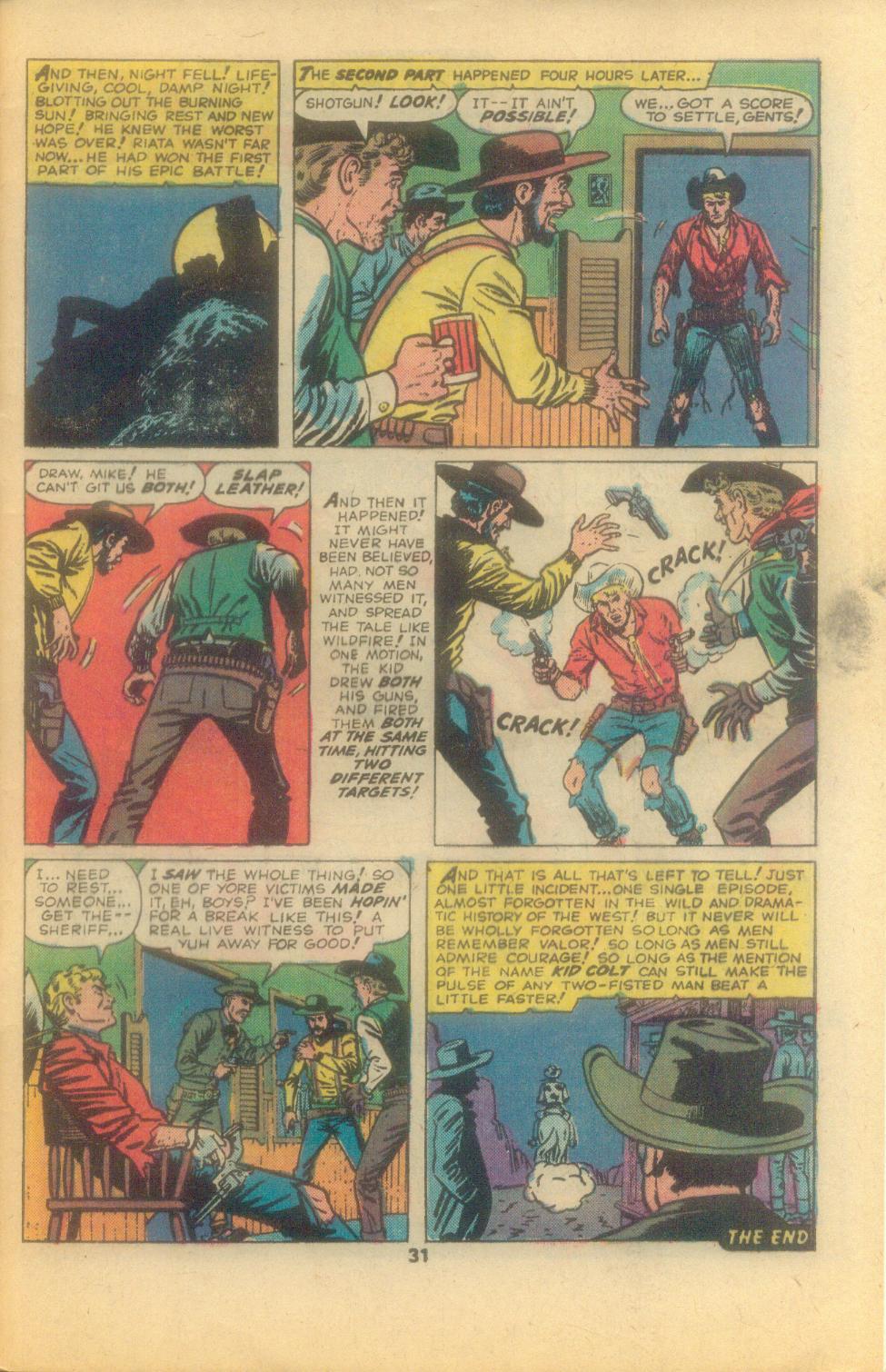 Read online Kid Colt Outlaw comic -  Issue #209 - 33